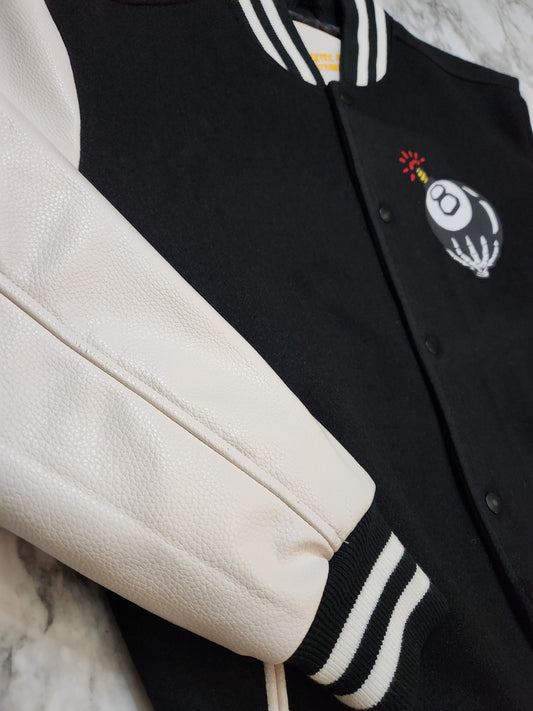 8 Bomb Varsity Jacket