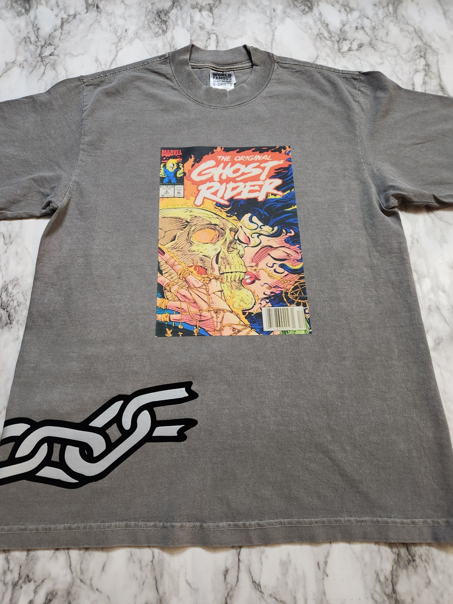 Vintage Ghost Rider Comic T-Shirt (Chain)