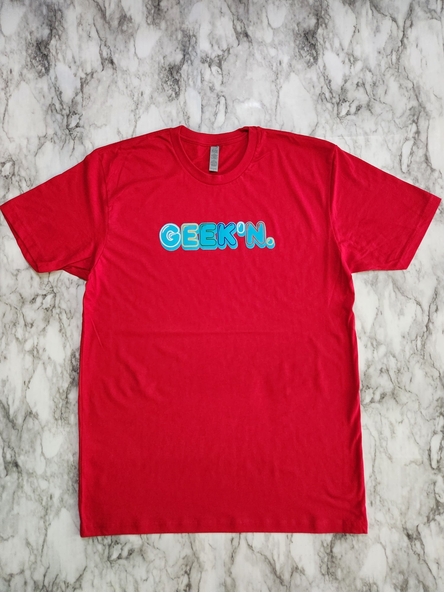 GEEK'N. T-Shirt (Red) - Centre Ave Clothing Co.