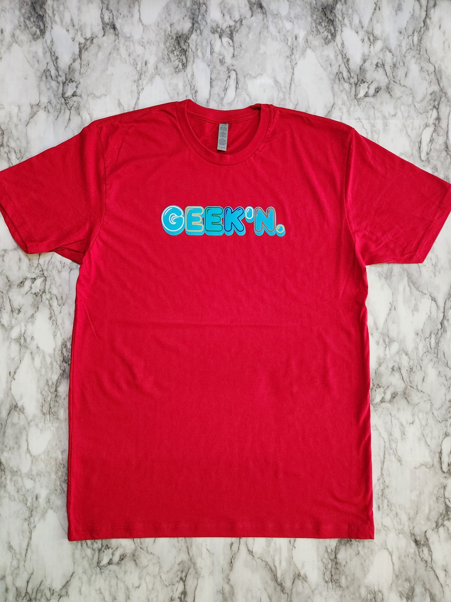 GEEK'N. T-Shirt (Red) - Centre Ave Clothing Co.