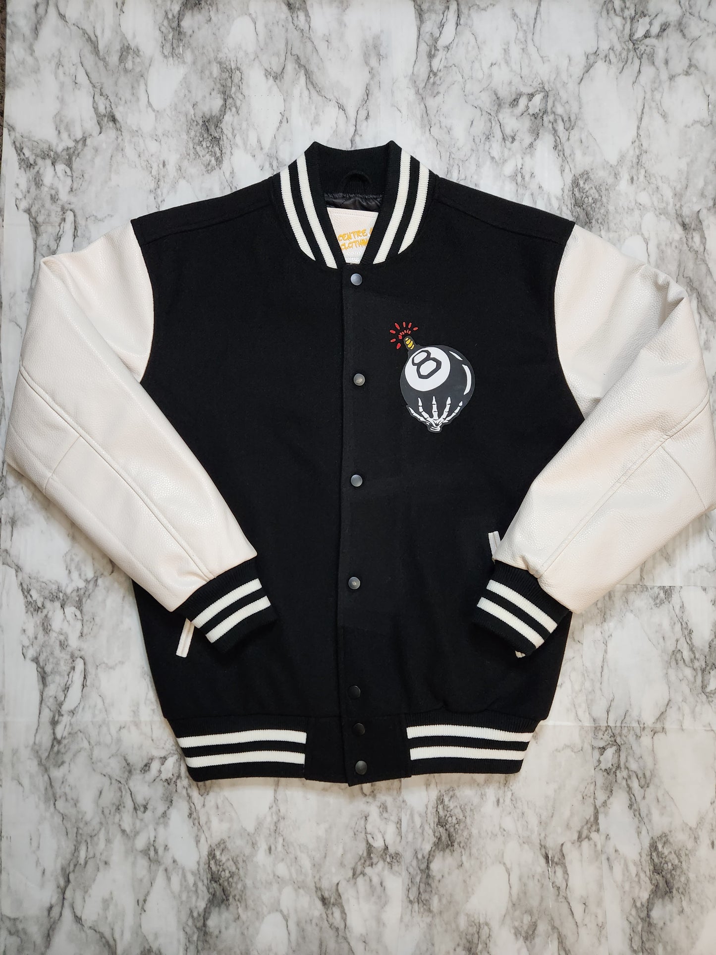 8 Bomb Varsity Jacket