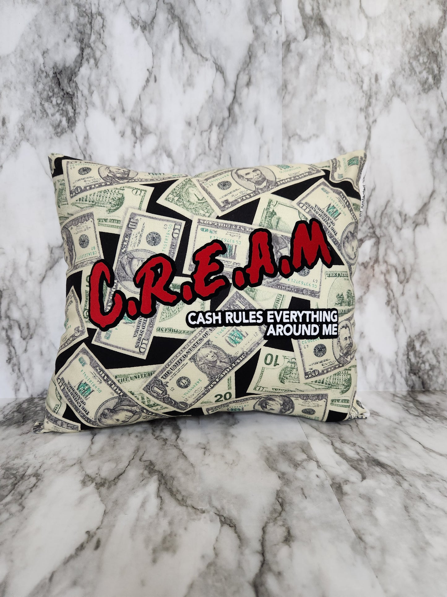 C.R.E.A.M Throw Pillow