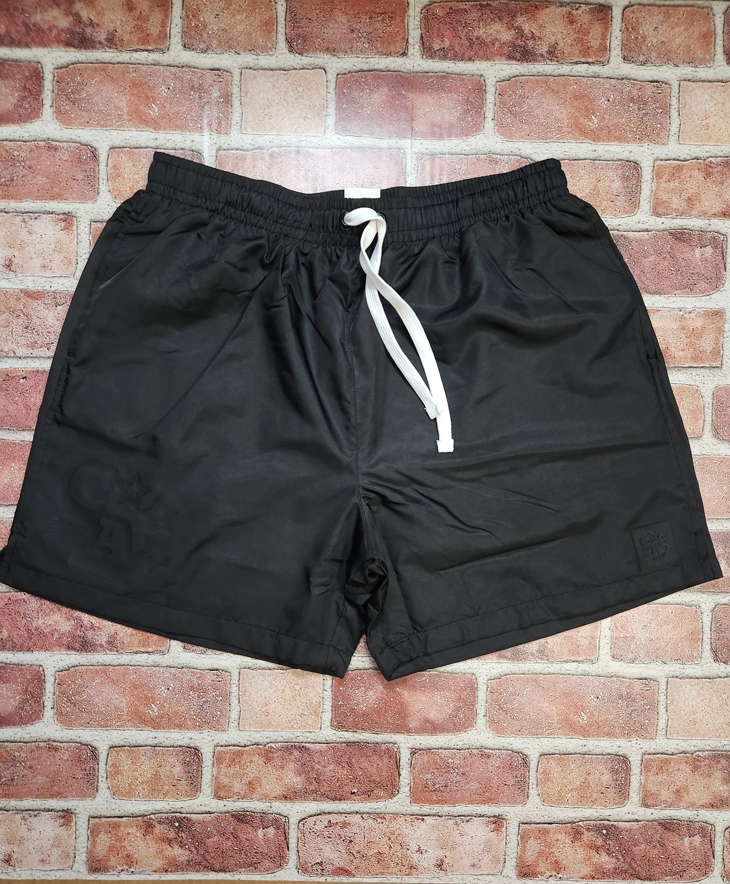 Centre Ave Windbreaker Shorts (Blackout)