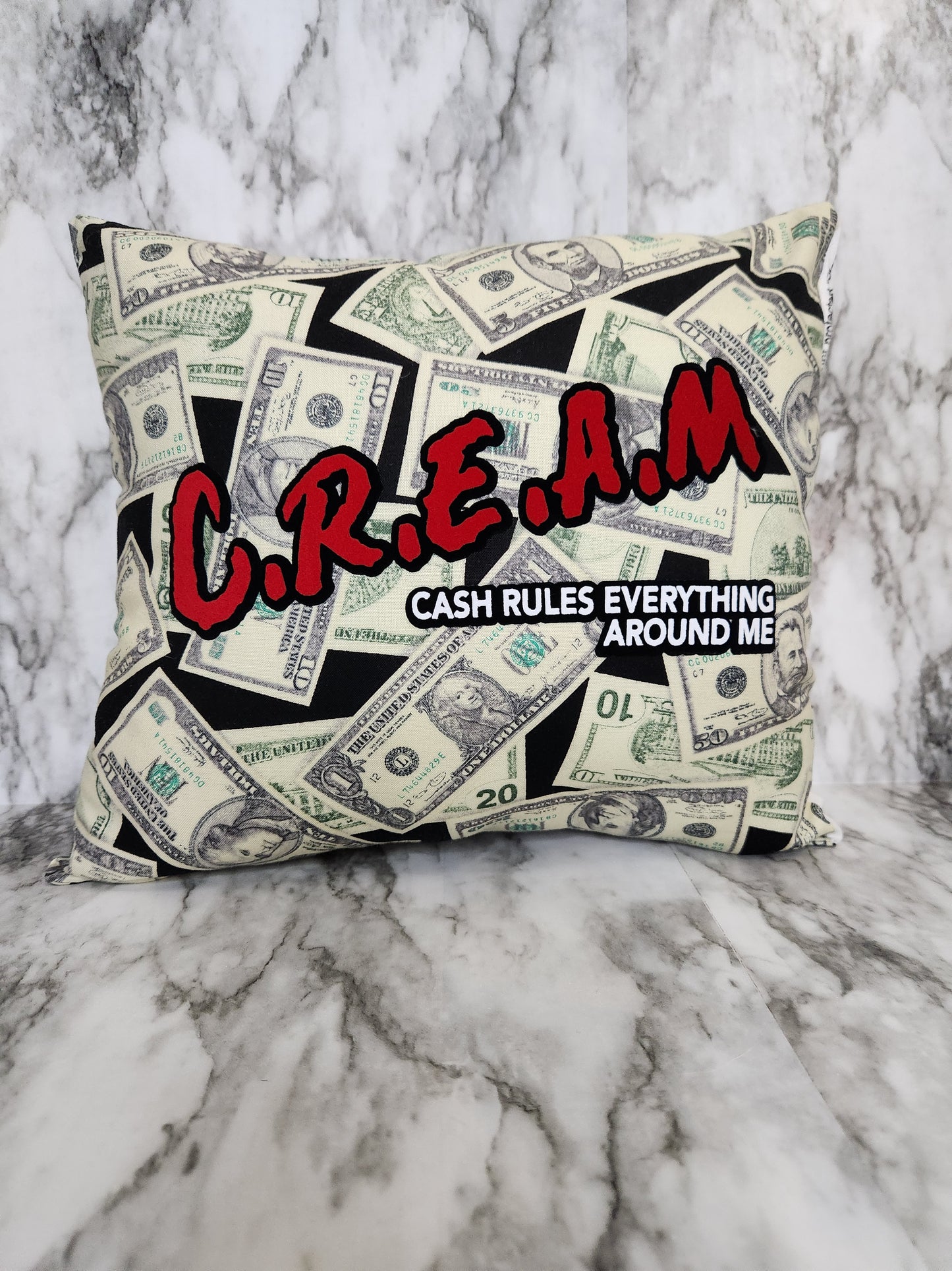 C.R.E.A.M Throw Pillow