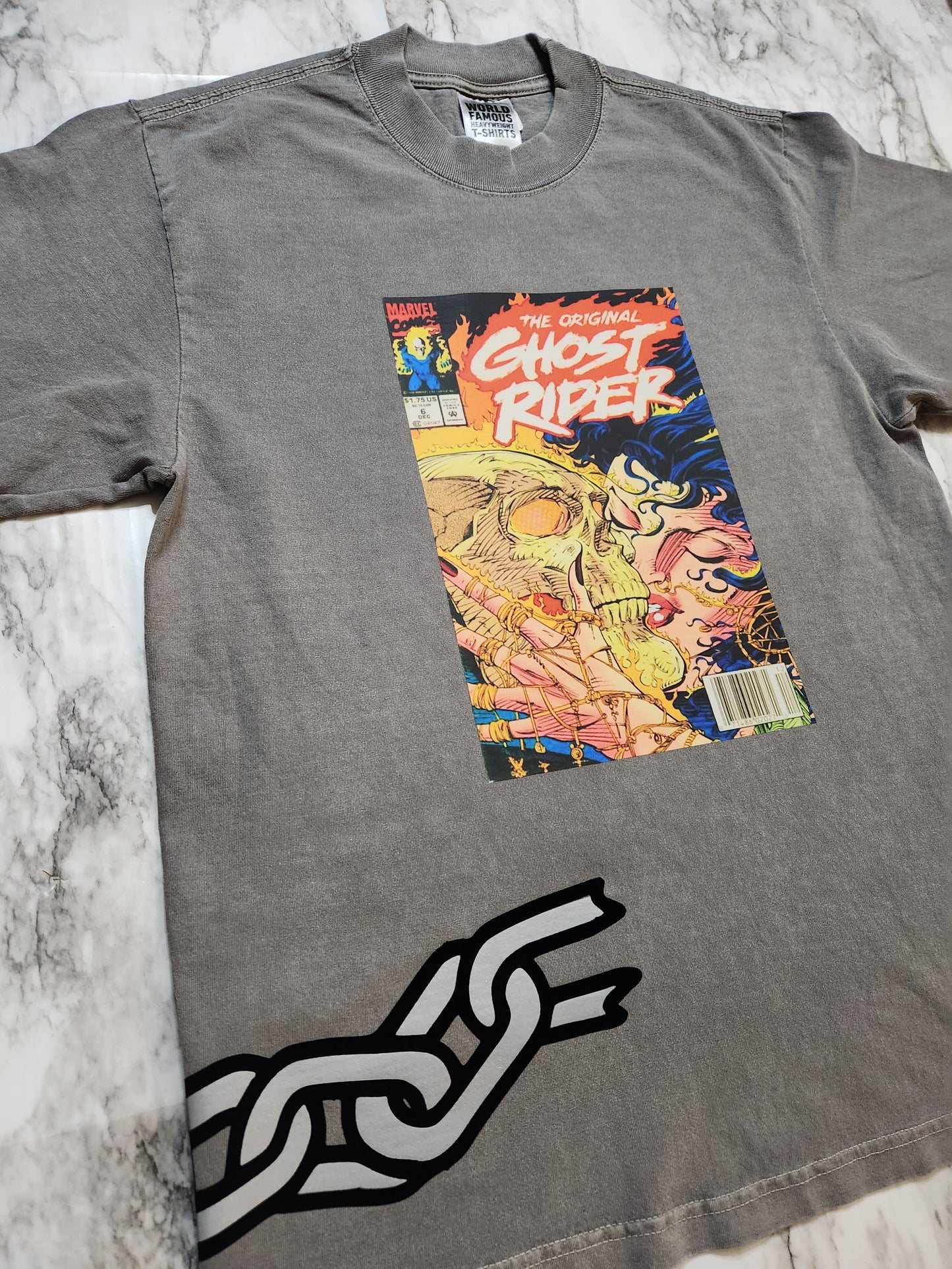 Vintage Ghost Rider Comic T-Shirt (Chain)