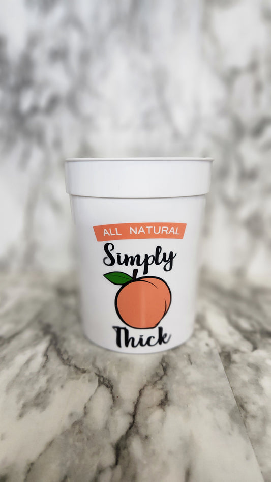 Simply Thick Plastic Drinking Cup (3 Pack & Single)