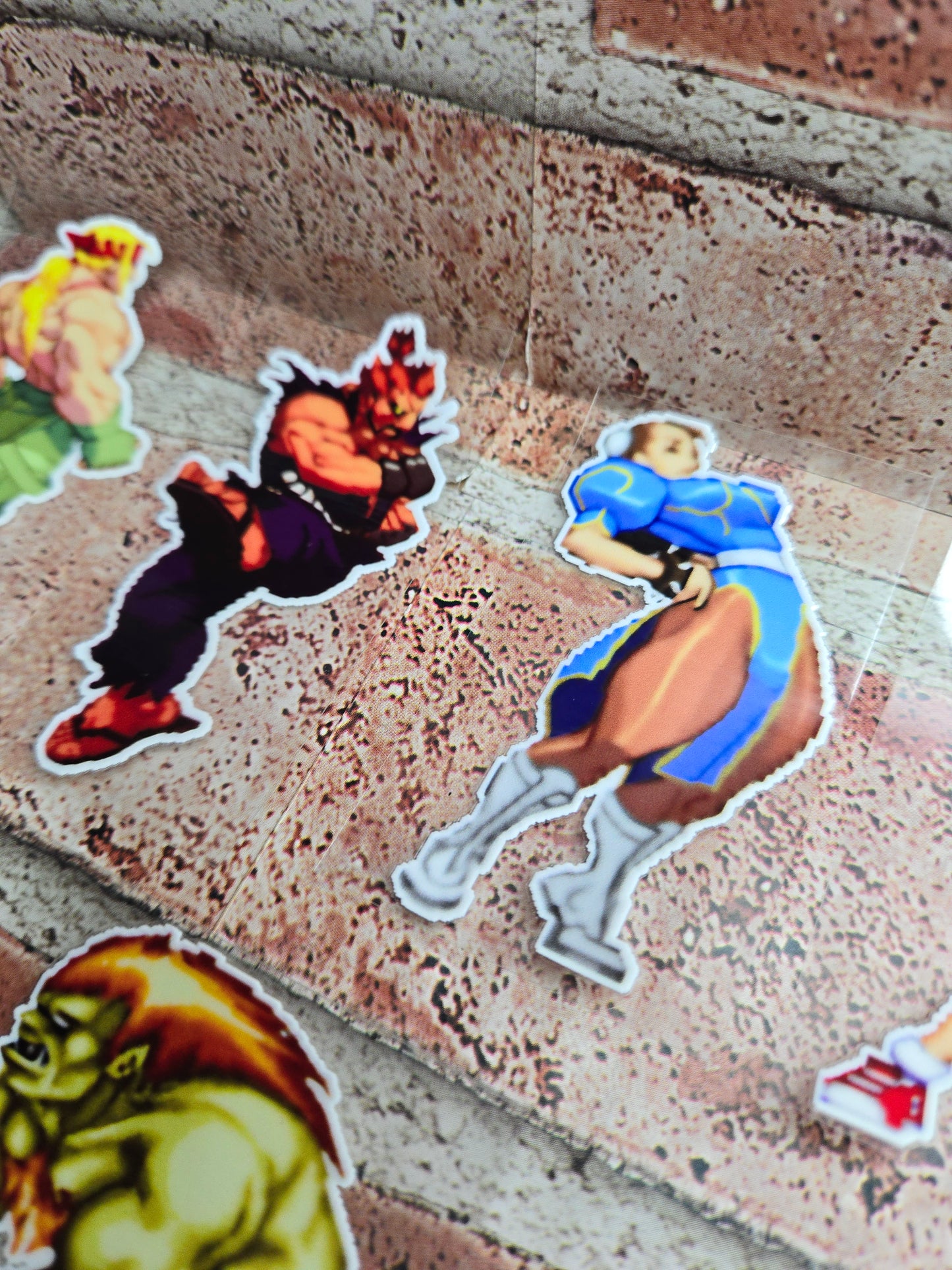 Capave vs Street Fighter Stickers (Set 1)