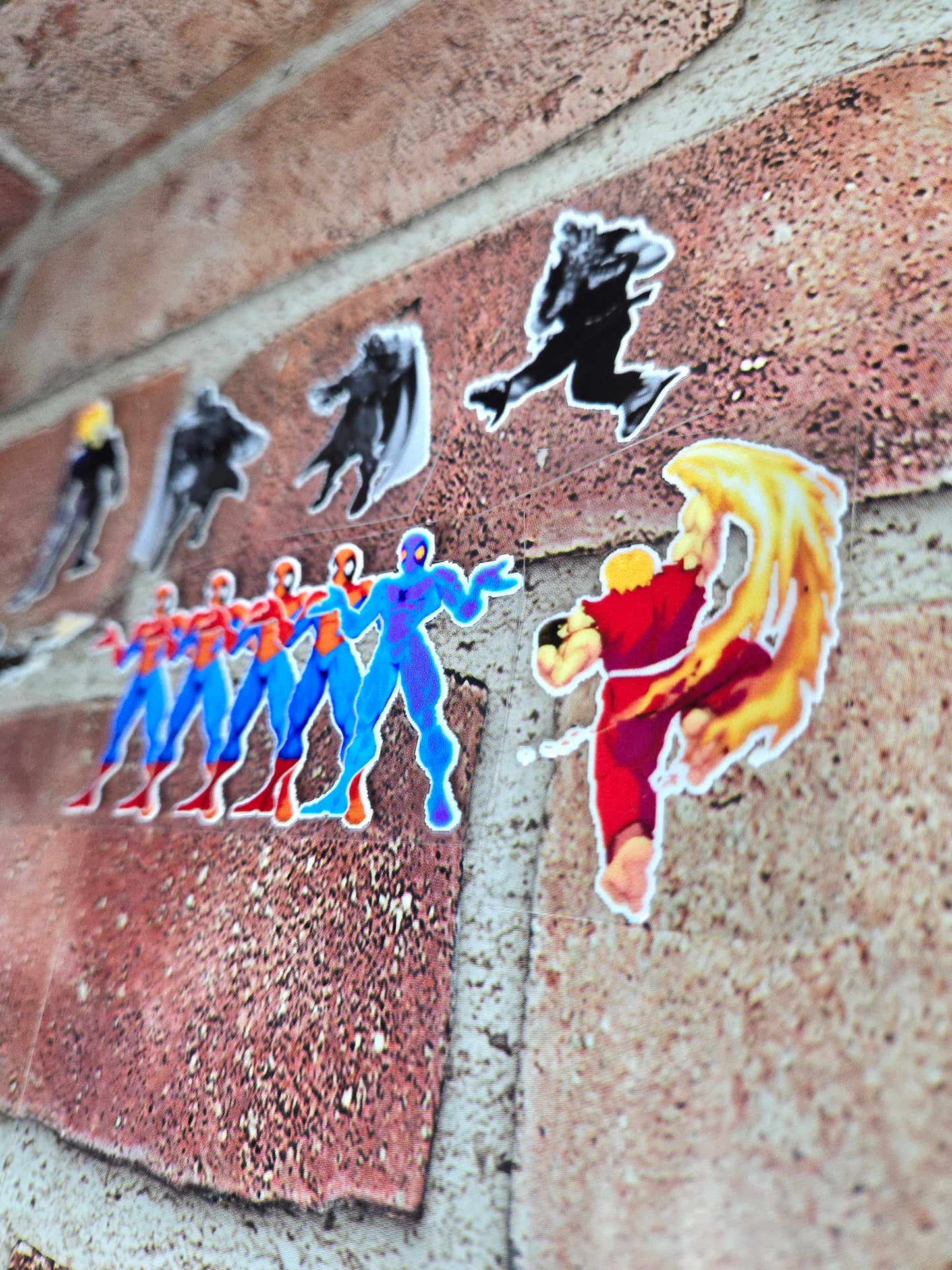 Capave vs Street Fighter Stickers (Set 1)