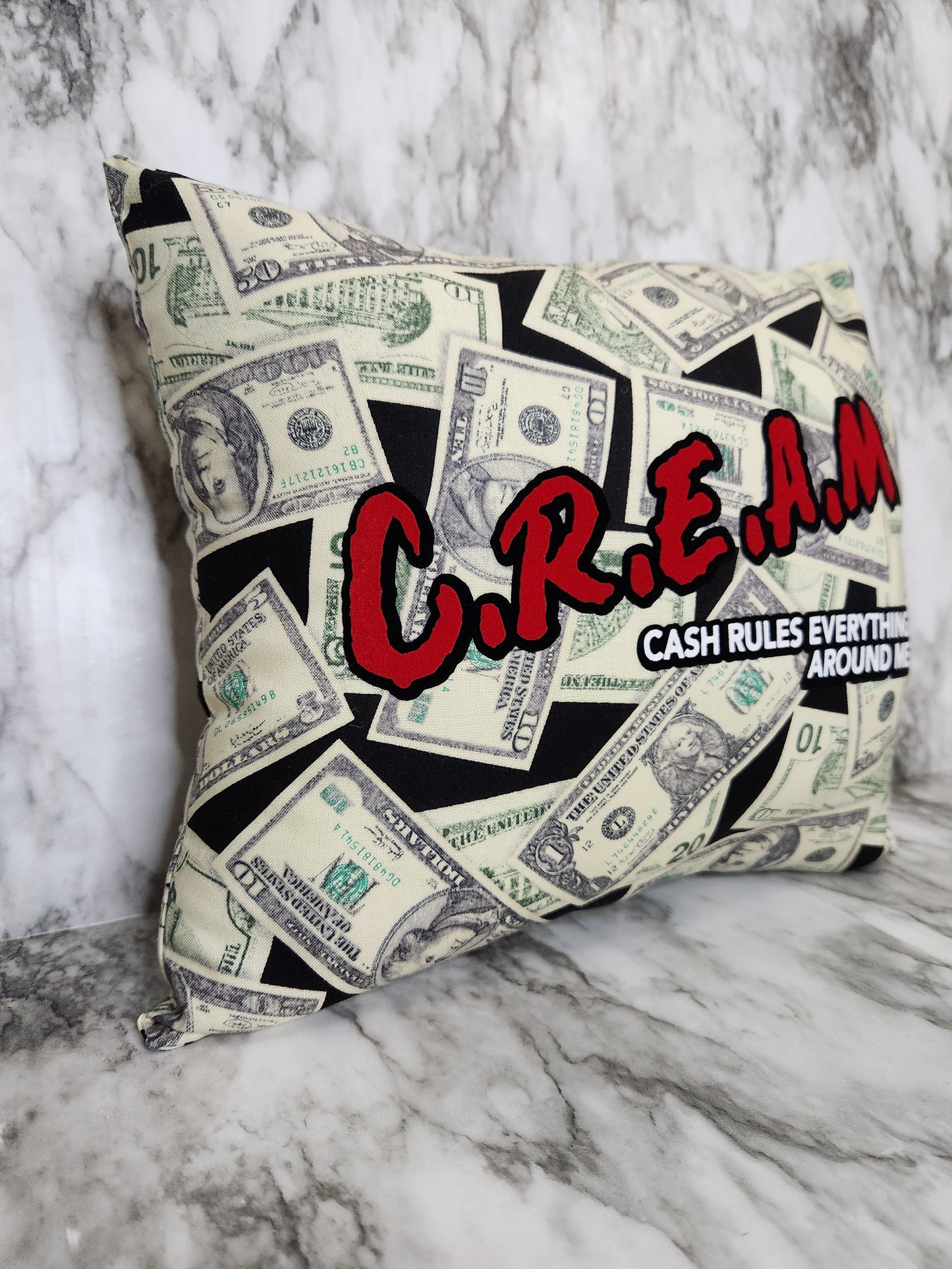 C.R.E.A.M Throw Pillow