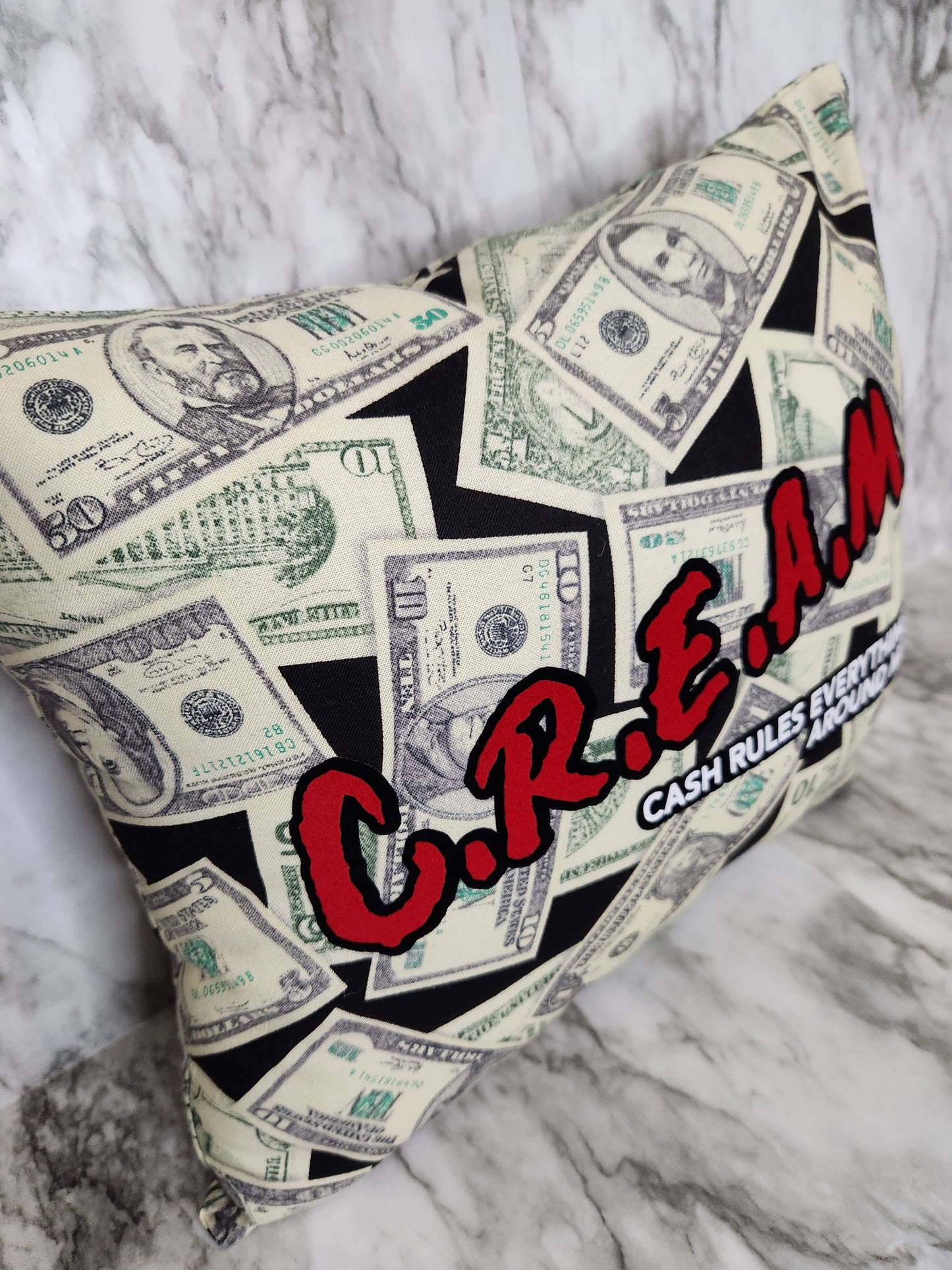 C.R.E.A.M Throw Pillow