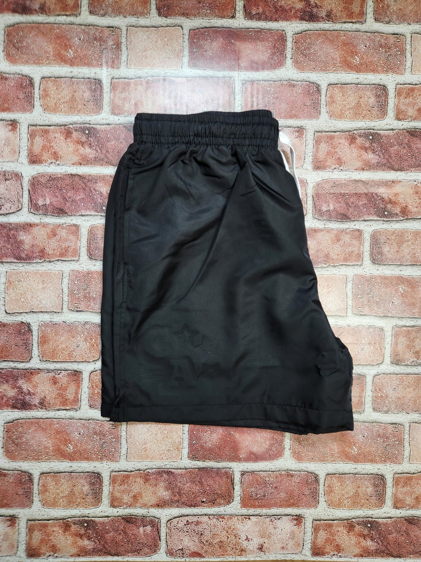 Centre Ave Windbreaker Shorts (Blackout)