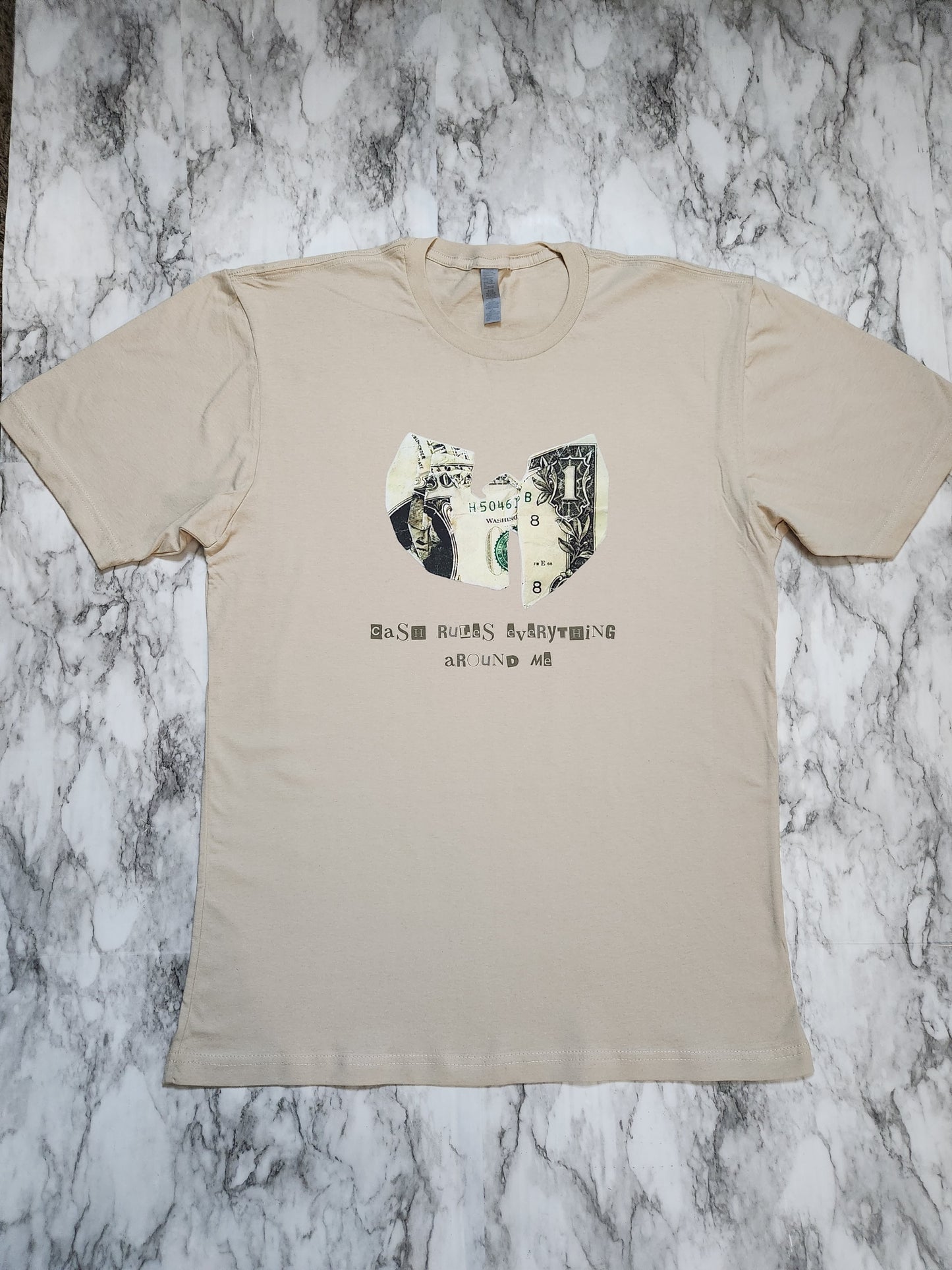 Cash Rules T-Shirt (Cream)