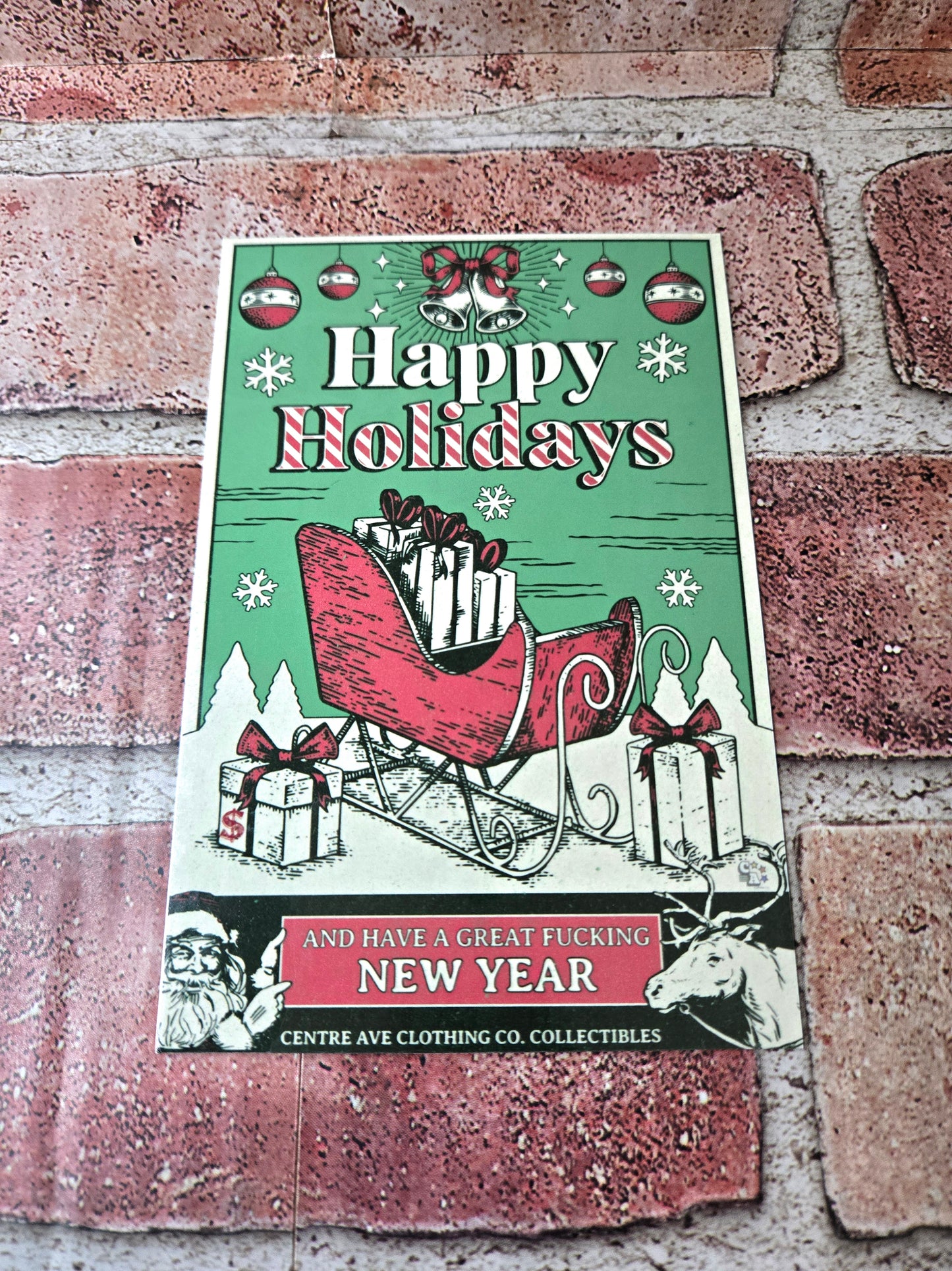 "Happy Holidays" Collectible Greeting Card