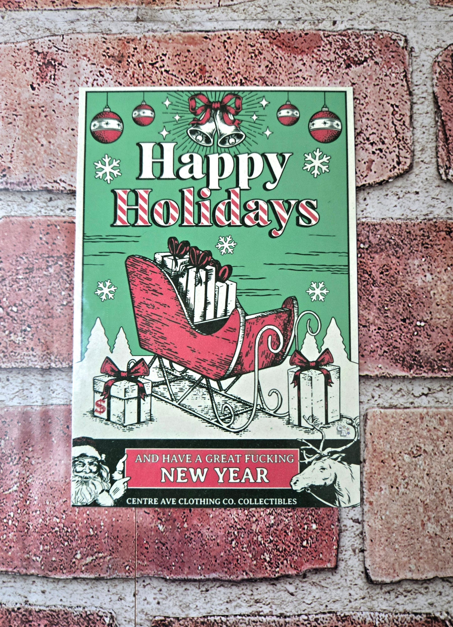 "Happy Holidays" Collectible Greeting Card