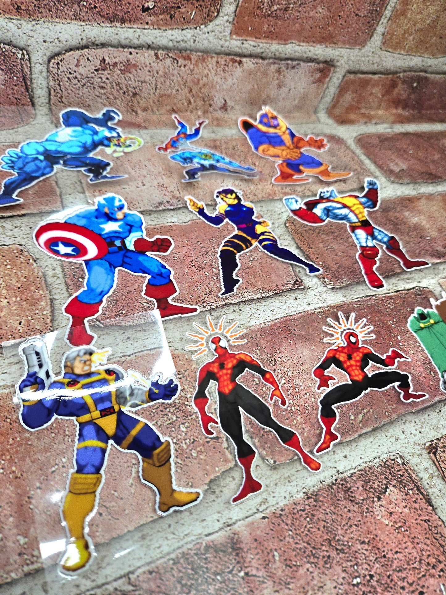 Capave vs Street Fighter Stickers (Set 1)