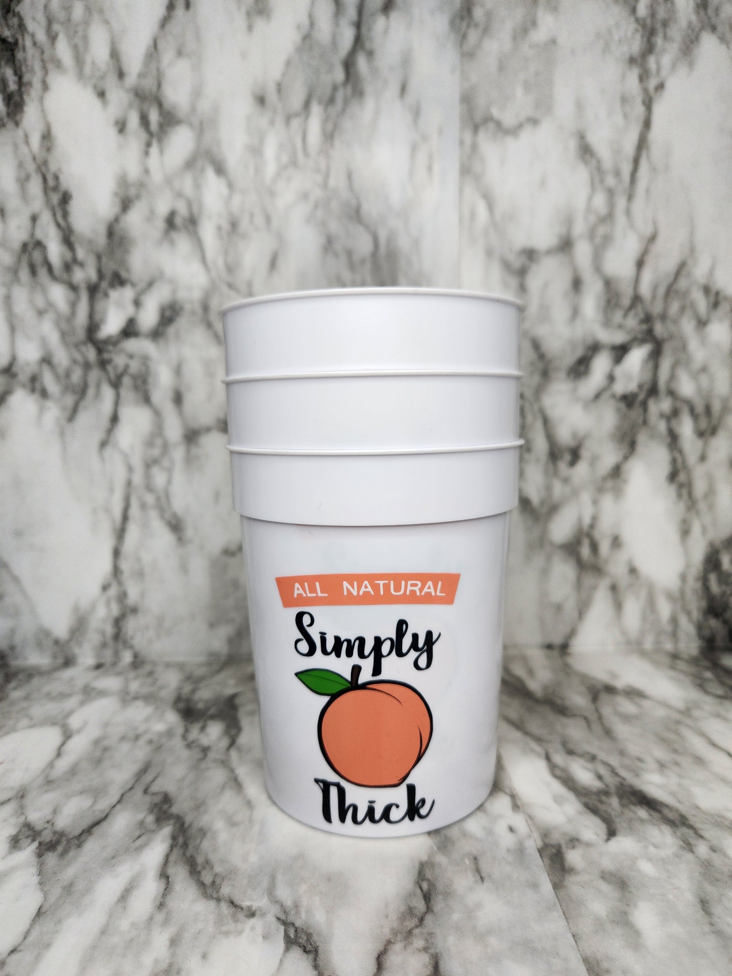 Simply Thick Plastic Drinking Cup (3 Pack & Single)