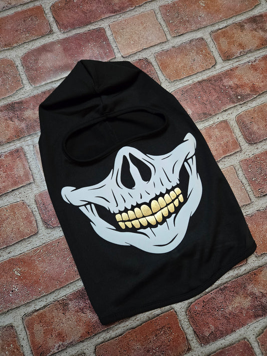 Centre Ave Shiesty Mask (Gold Grill)