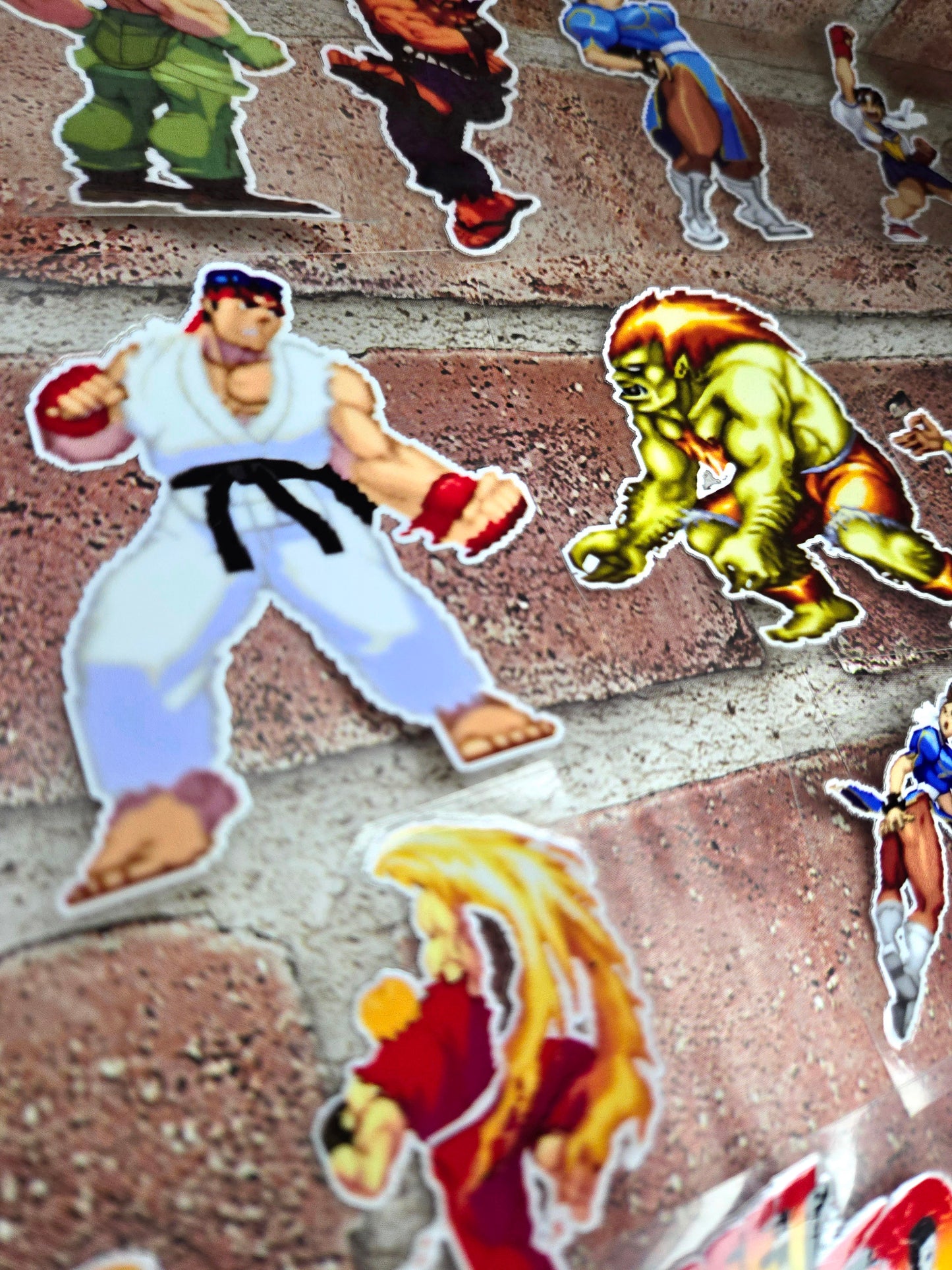 Capave vs Street Fighter Stickers (Set 1)