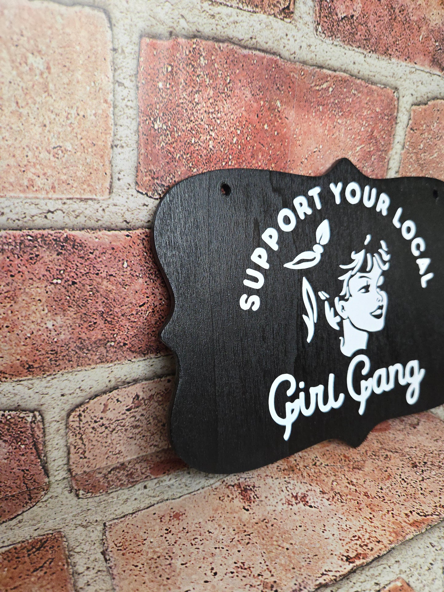 Girl Gang Wall Sign