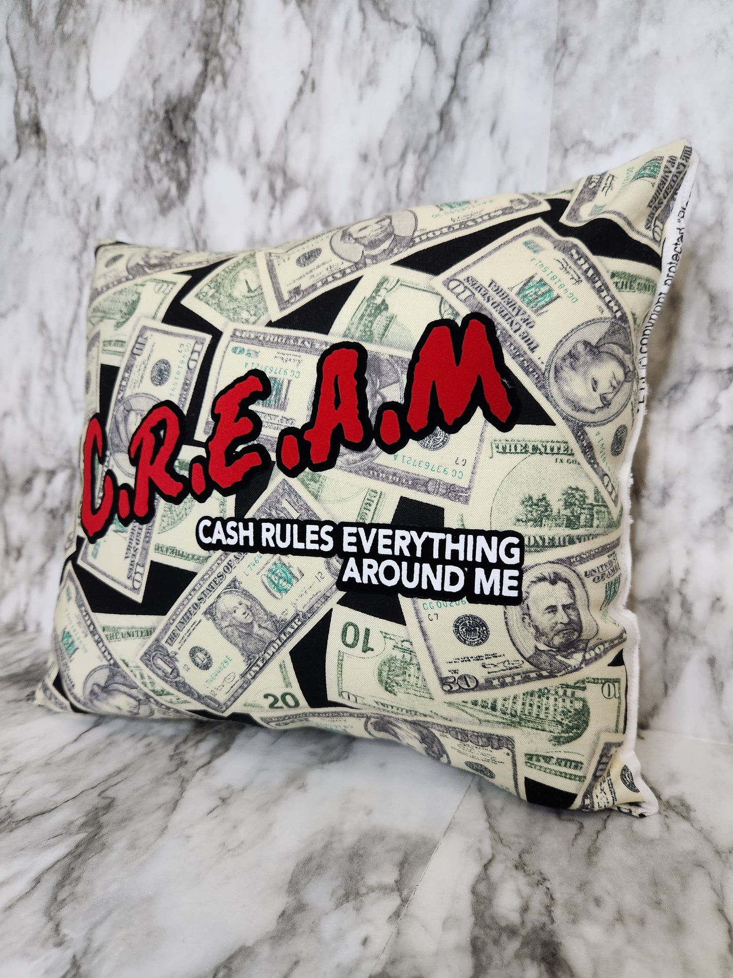 C.R.E.A.M Throw Pillow