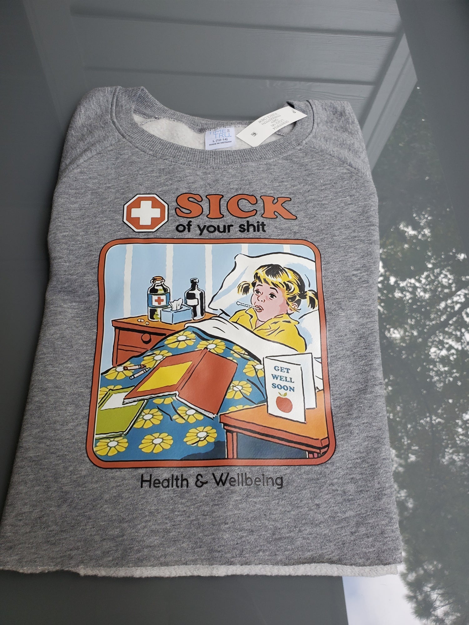 Sick Of Cropped Women's Sweatshirt - Centre Ave Clothing Co.