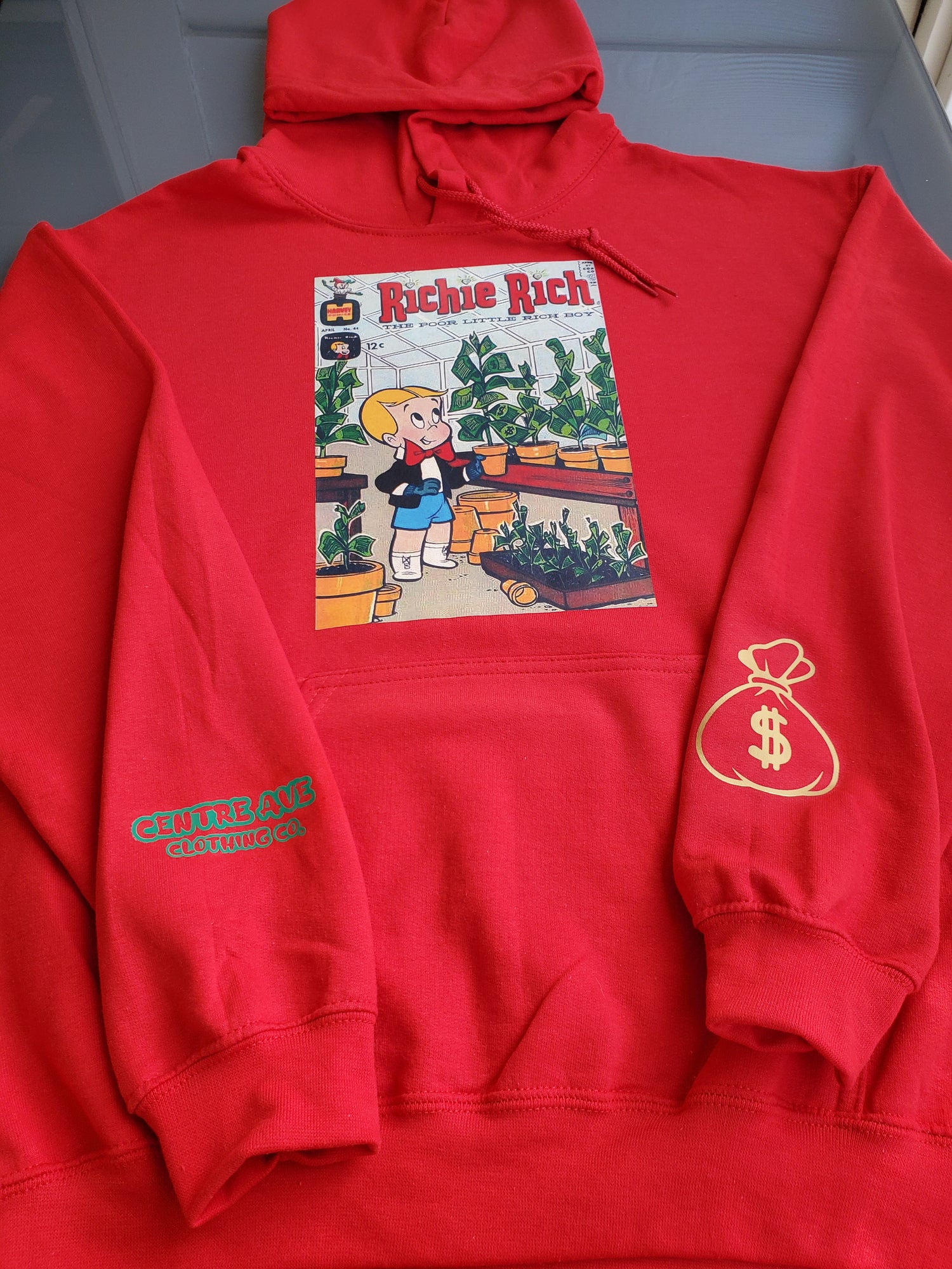 Money Trees Vintage Hoodie - Centre Ave Clothing Co.