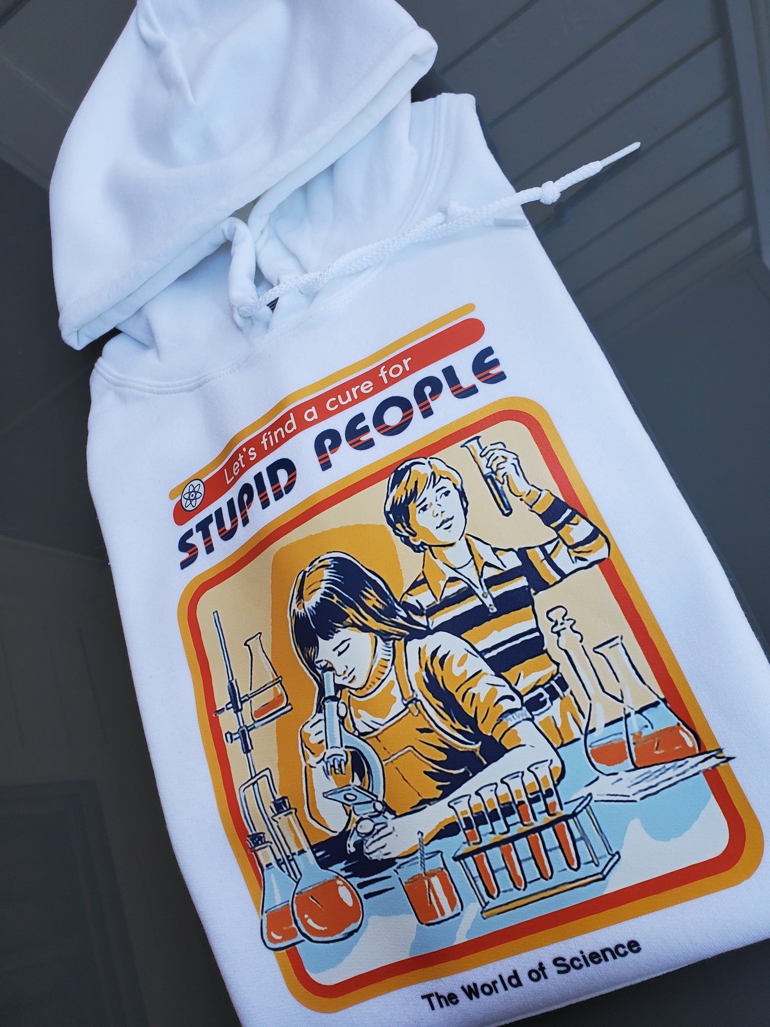 Stupid People Vintage Hoodie - Centre Ave Clothing Co.