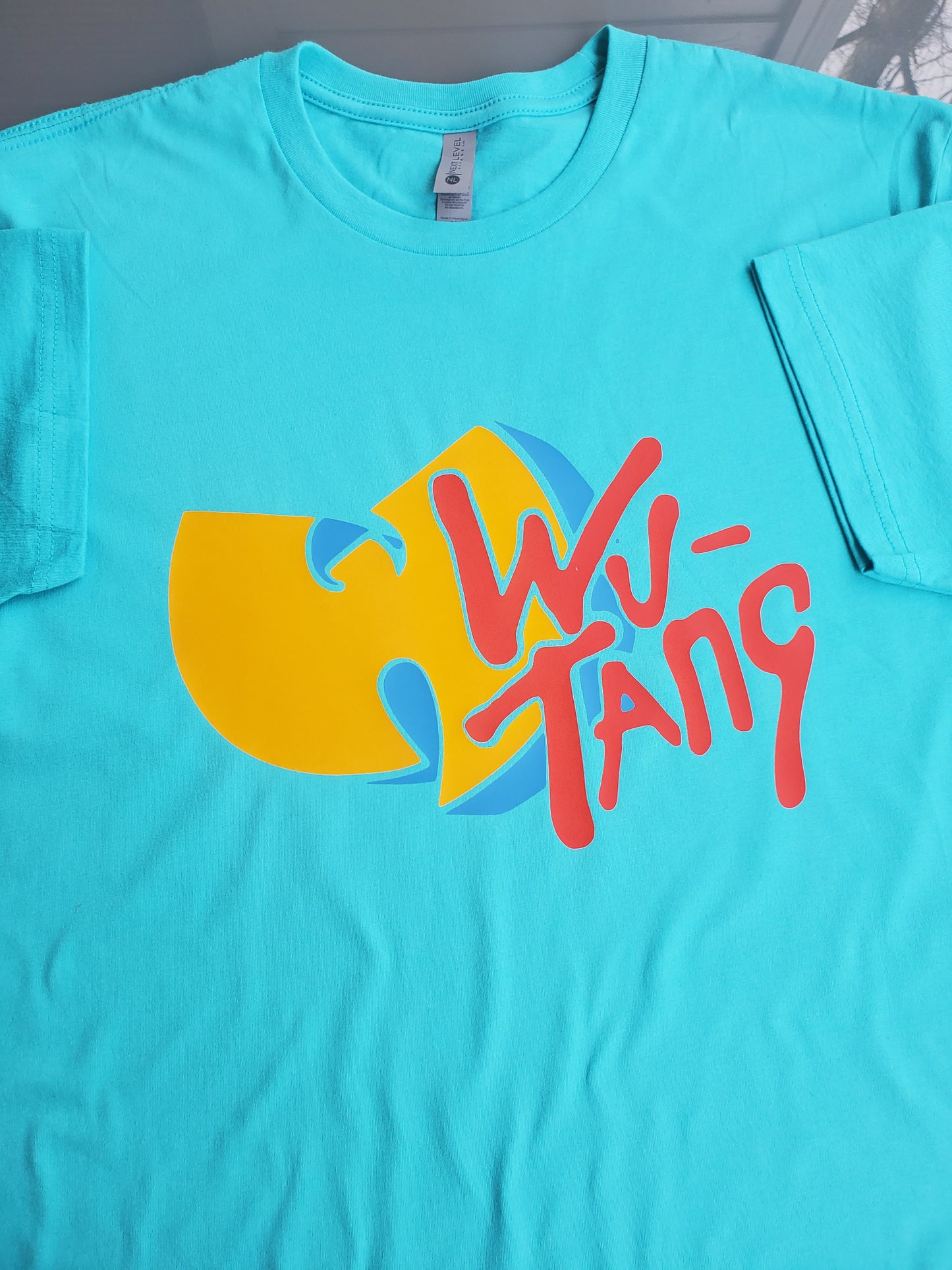 Wu Tang T-Shirt (Aqua) - Centre Ave Clothing Co.