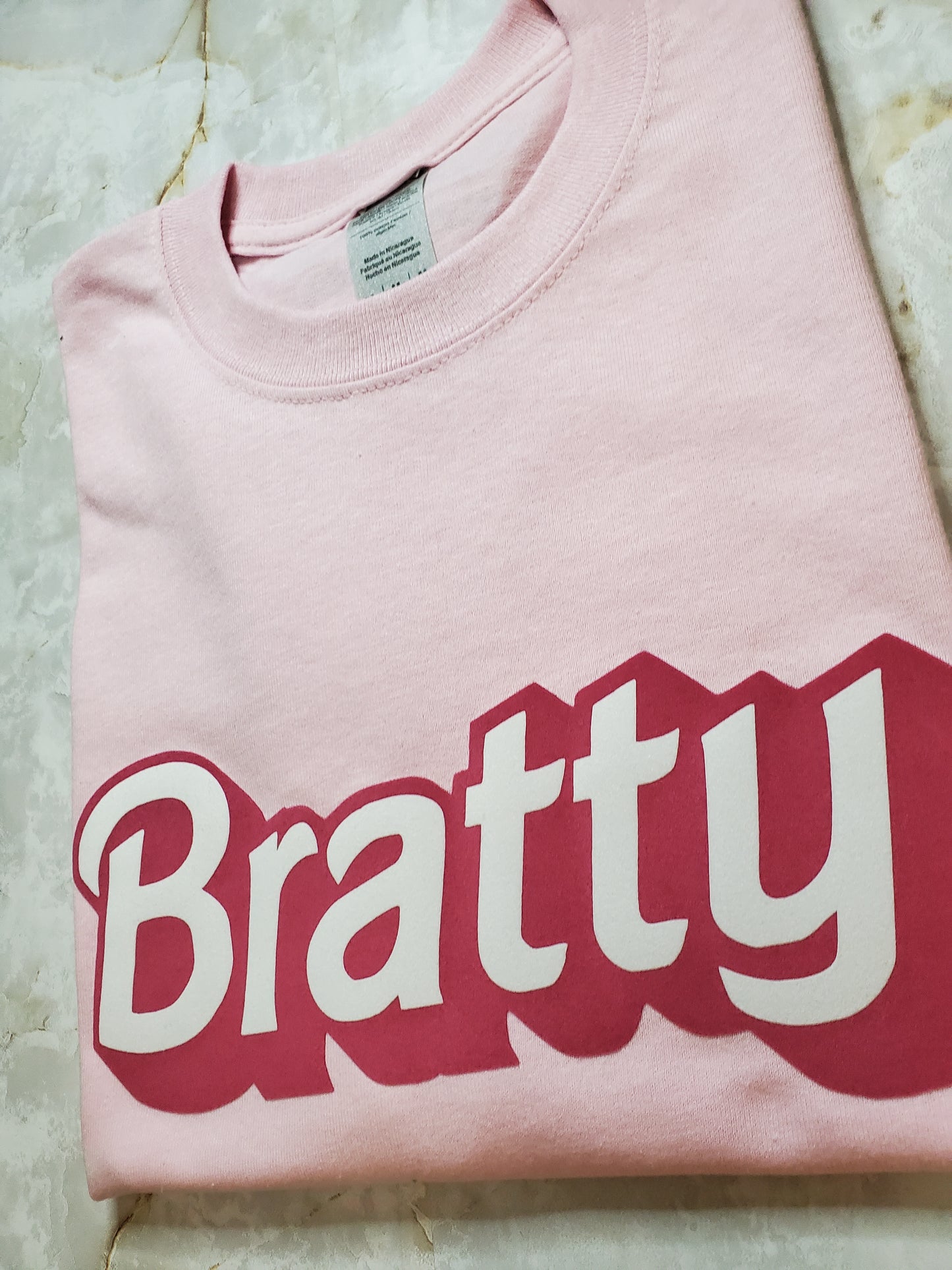 Bratty Cropped T-Shirt - Centre Ave Clothing Co.
