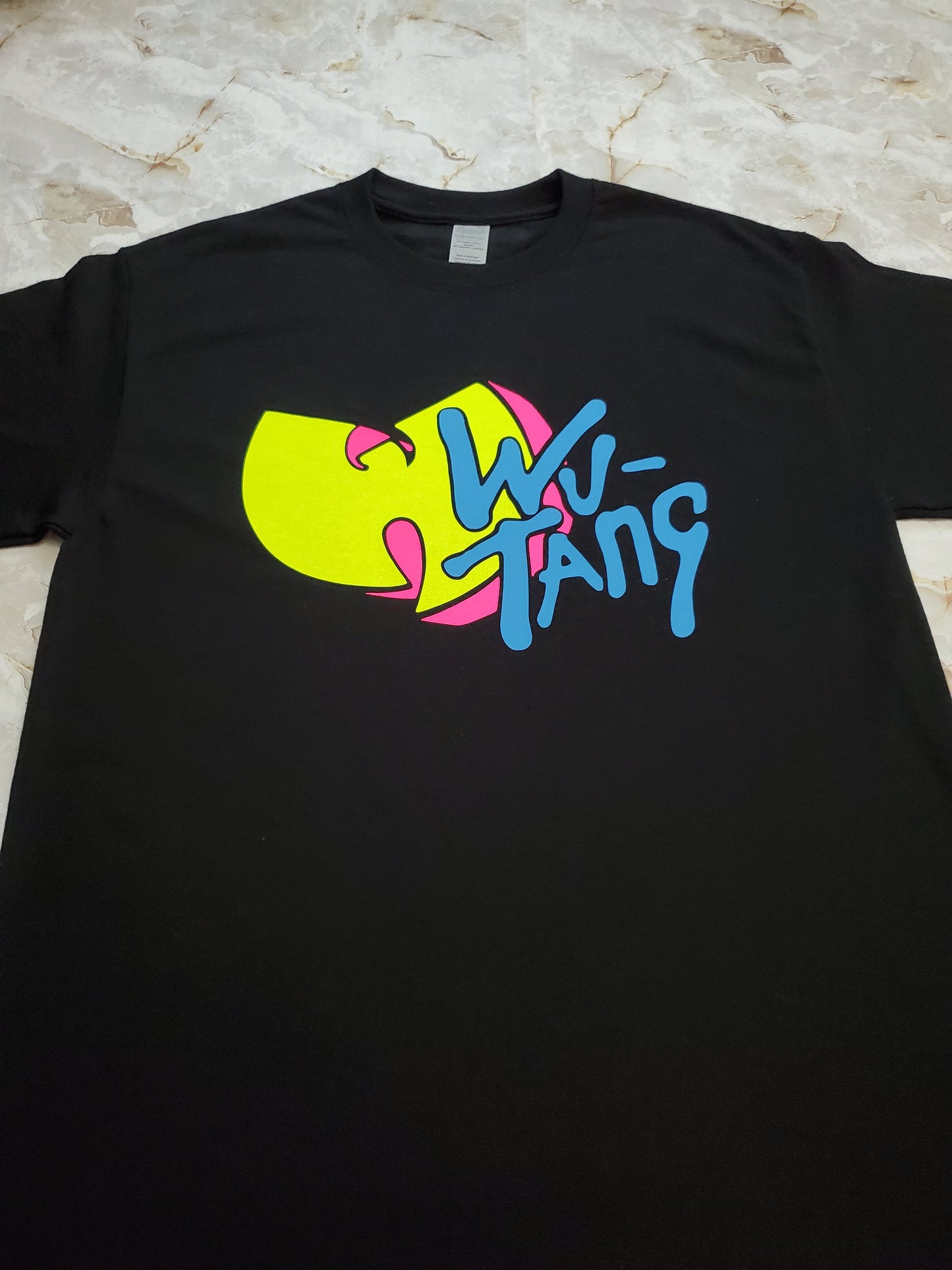 Wu Tang T-Shirt (Neon) - Centre Ave Clothing Co.