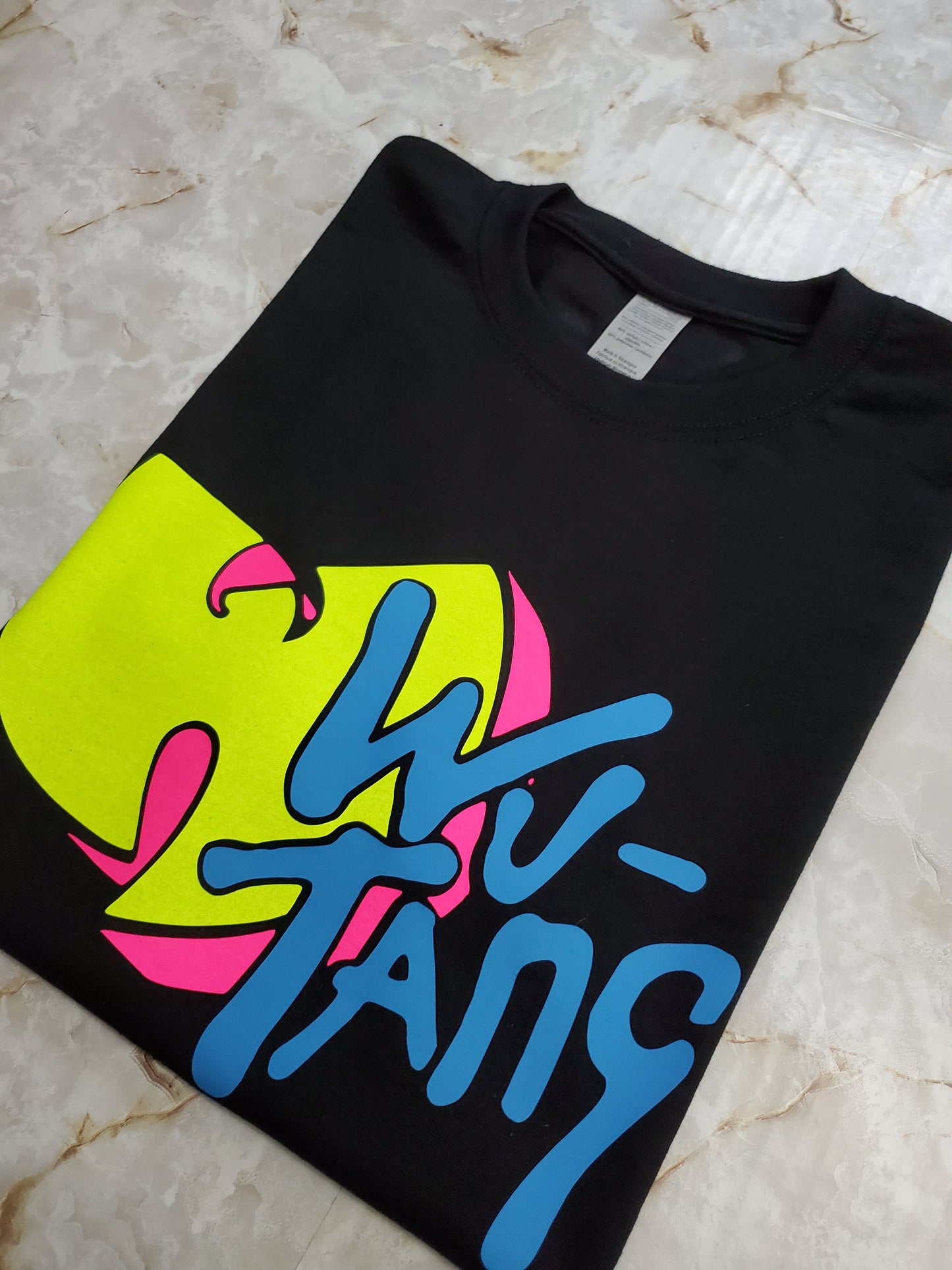 Wu Tang T-Shirt (Neon) - Centre Ave Clothing Co.