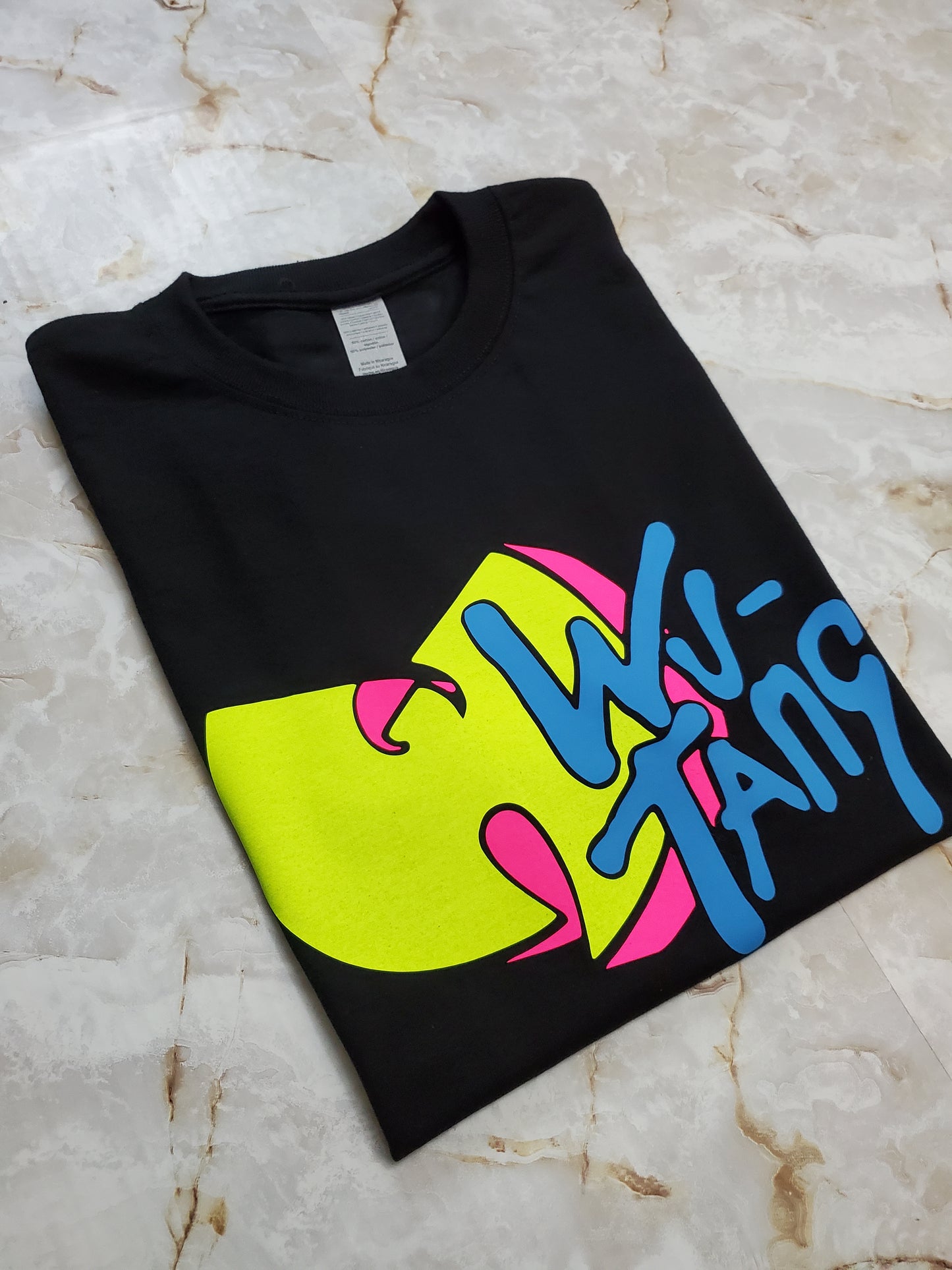 Wu Tang T-Shirt (Neon) - Centre Ave Clothing Co.