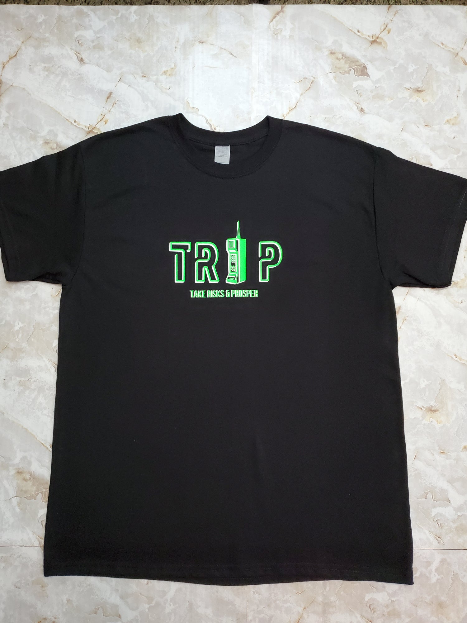 T.R.A.P T-Shirt (Electric Green) - Centre Ave Clothing Co.