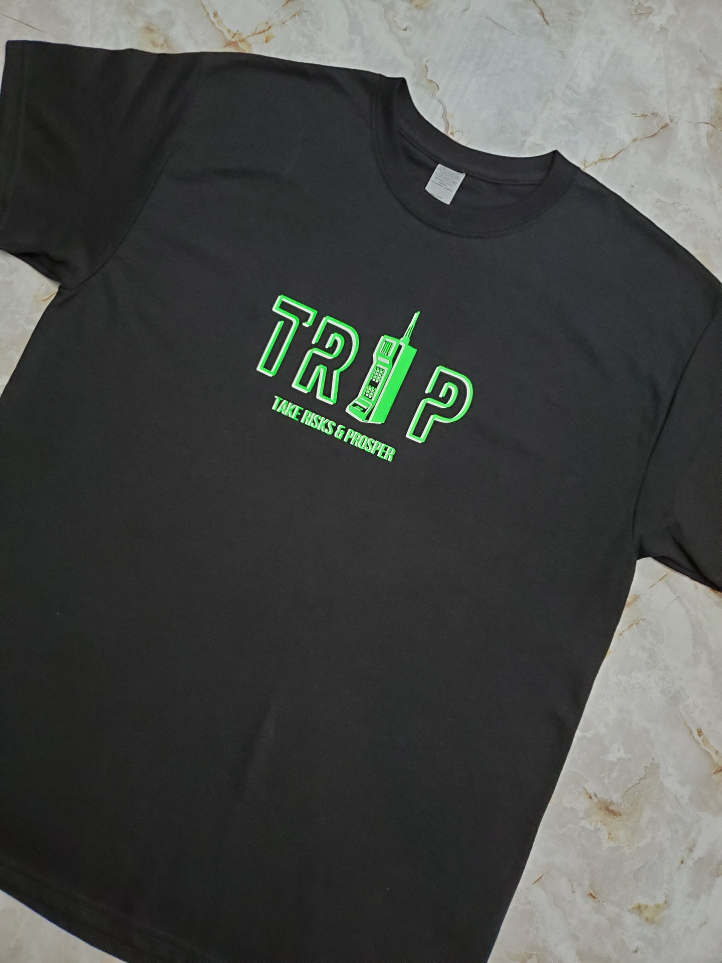 T.R.A.P T-Shirt (Electric Green) - Centre Ave Clothing Co.