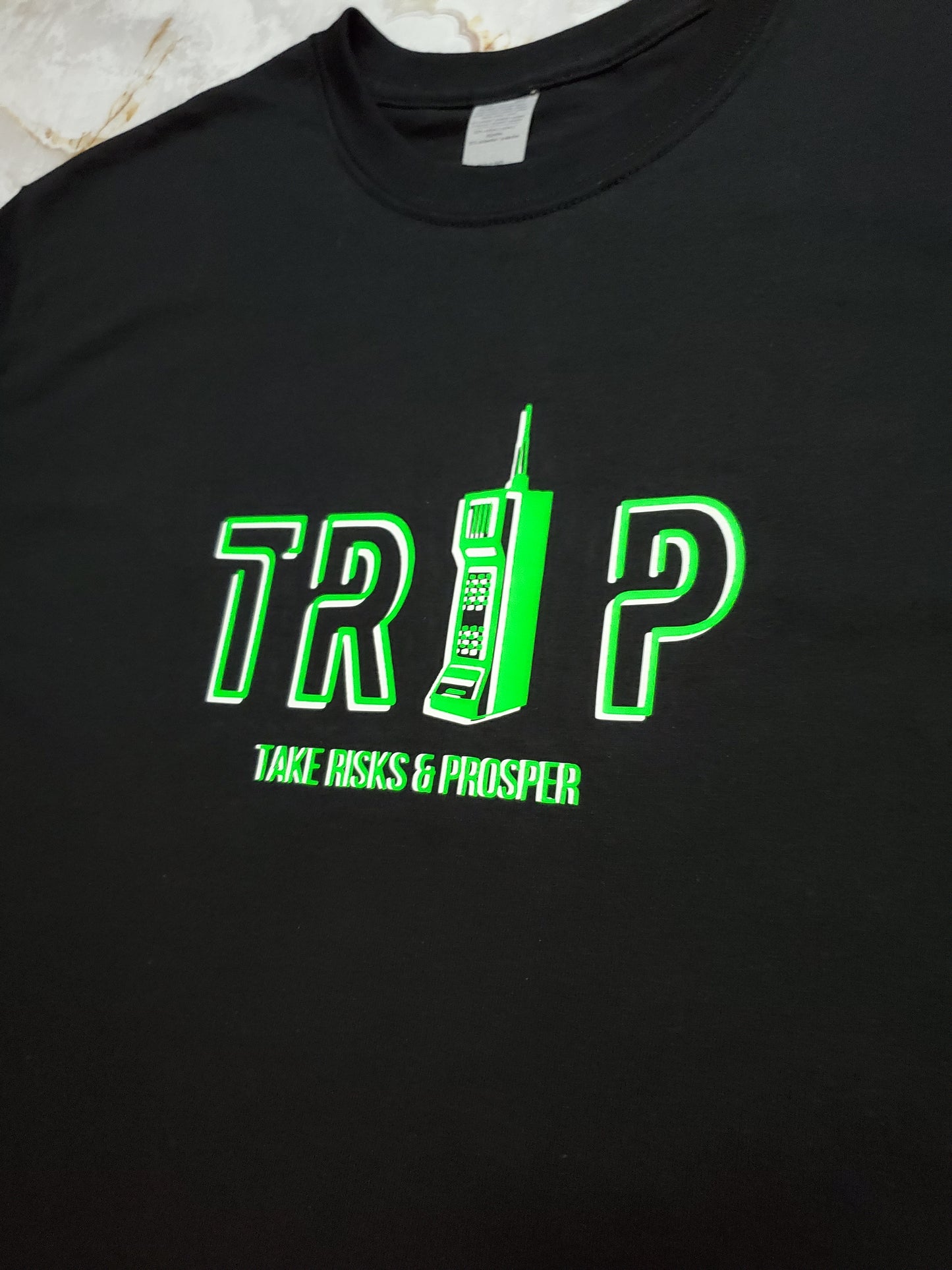 T.R.A.P T-Shirt (Electric Green) - Centre Ave Clothing Co.