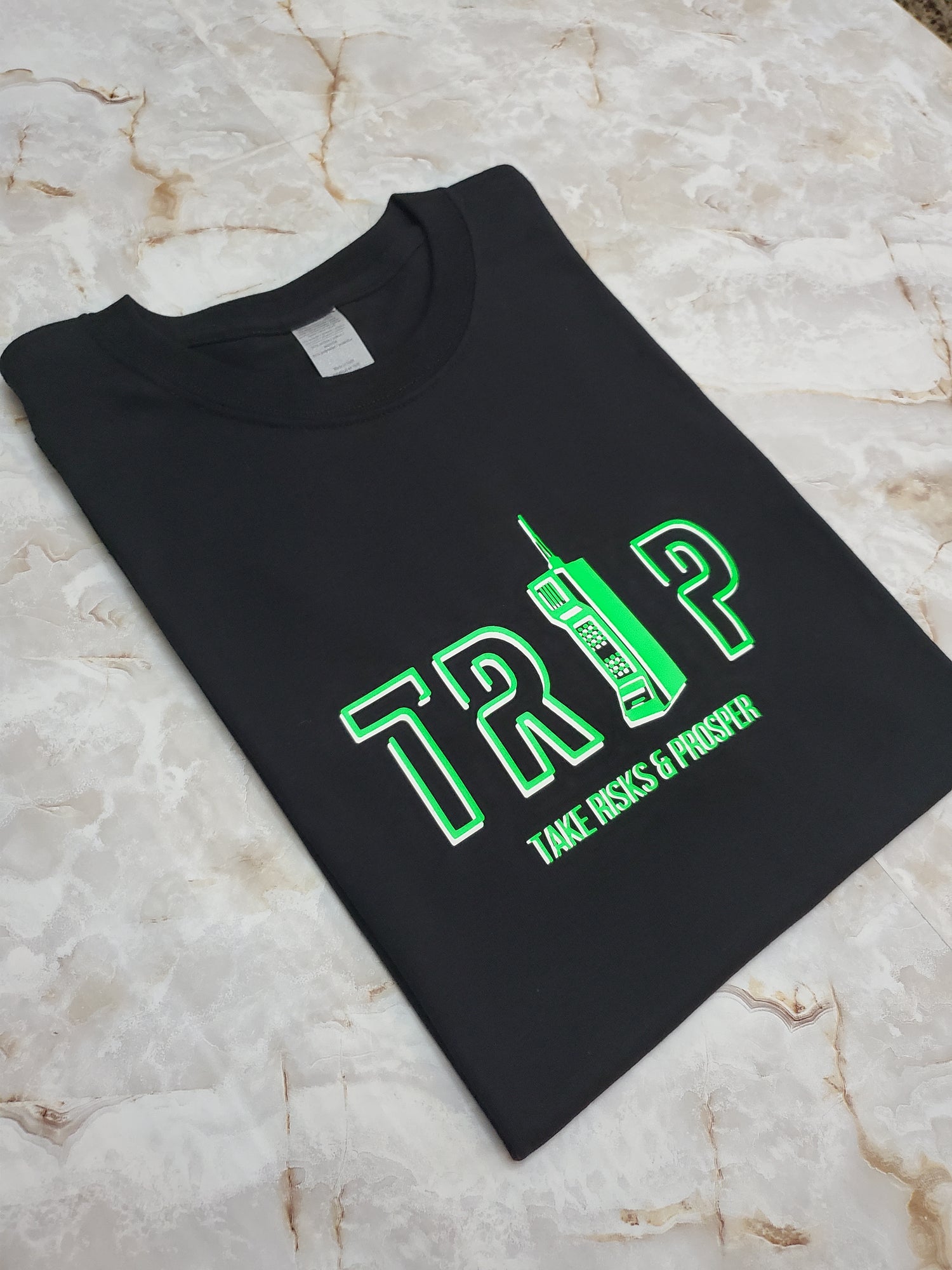 T.R.A.P T-Shirt (Electric Green) - Centre Ave Clothing Co.