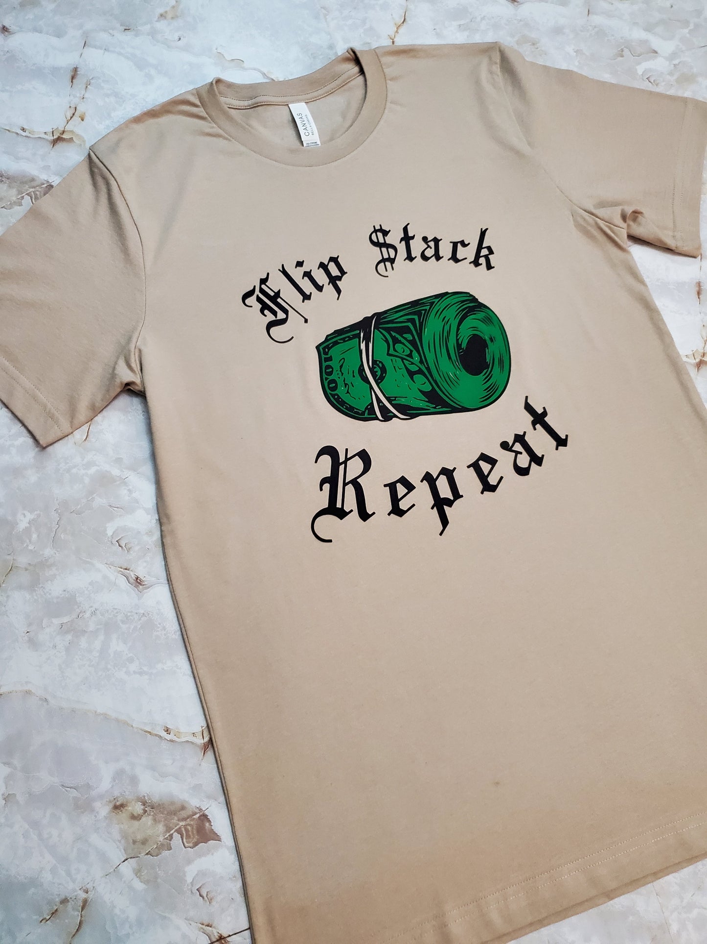 Flip Stack Repeat T-Shirt - Centre Ave Clothing Co.