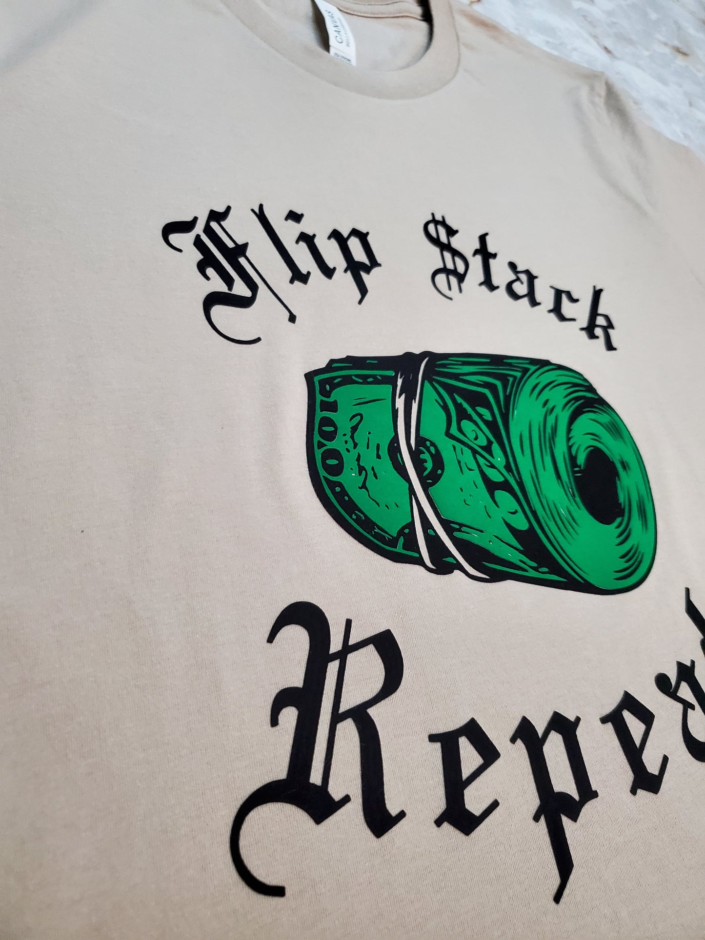 Flip Stack Repeat T-Shirt - Centre Ave Clothing Co.