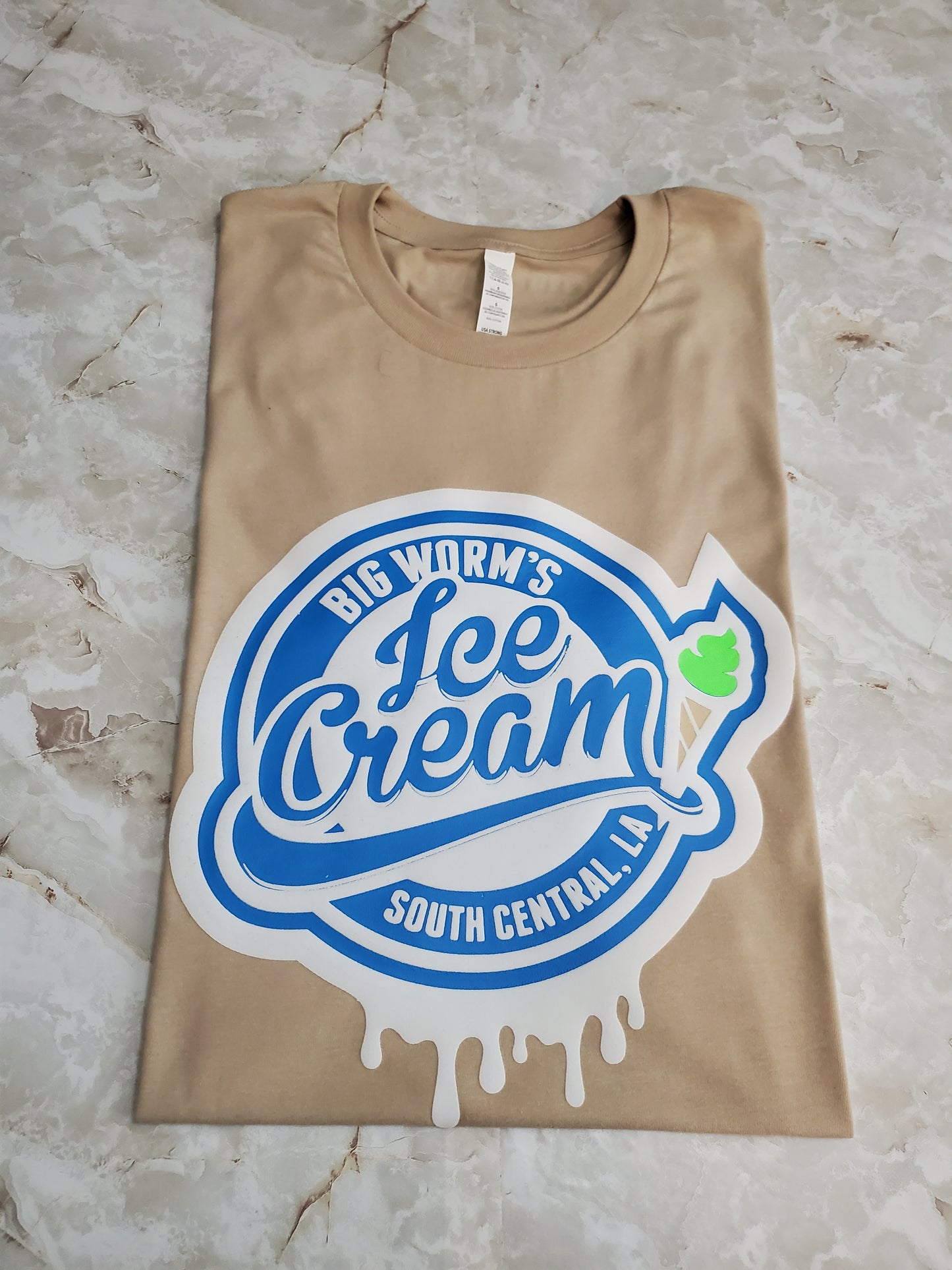 Big Worm's Ice Cream T-Shirt - Centre Ave Clothing Co.