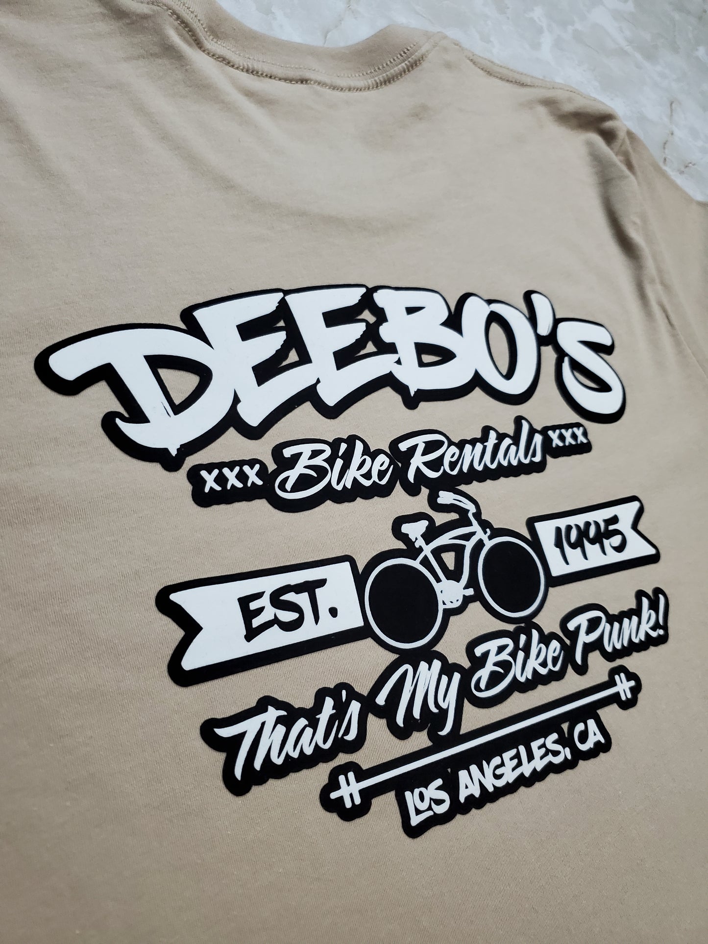 Deebo's Bike Rentals T-Shirt - Centre Ave Clothing Co.