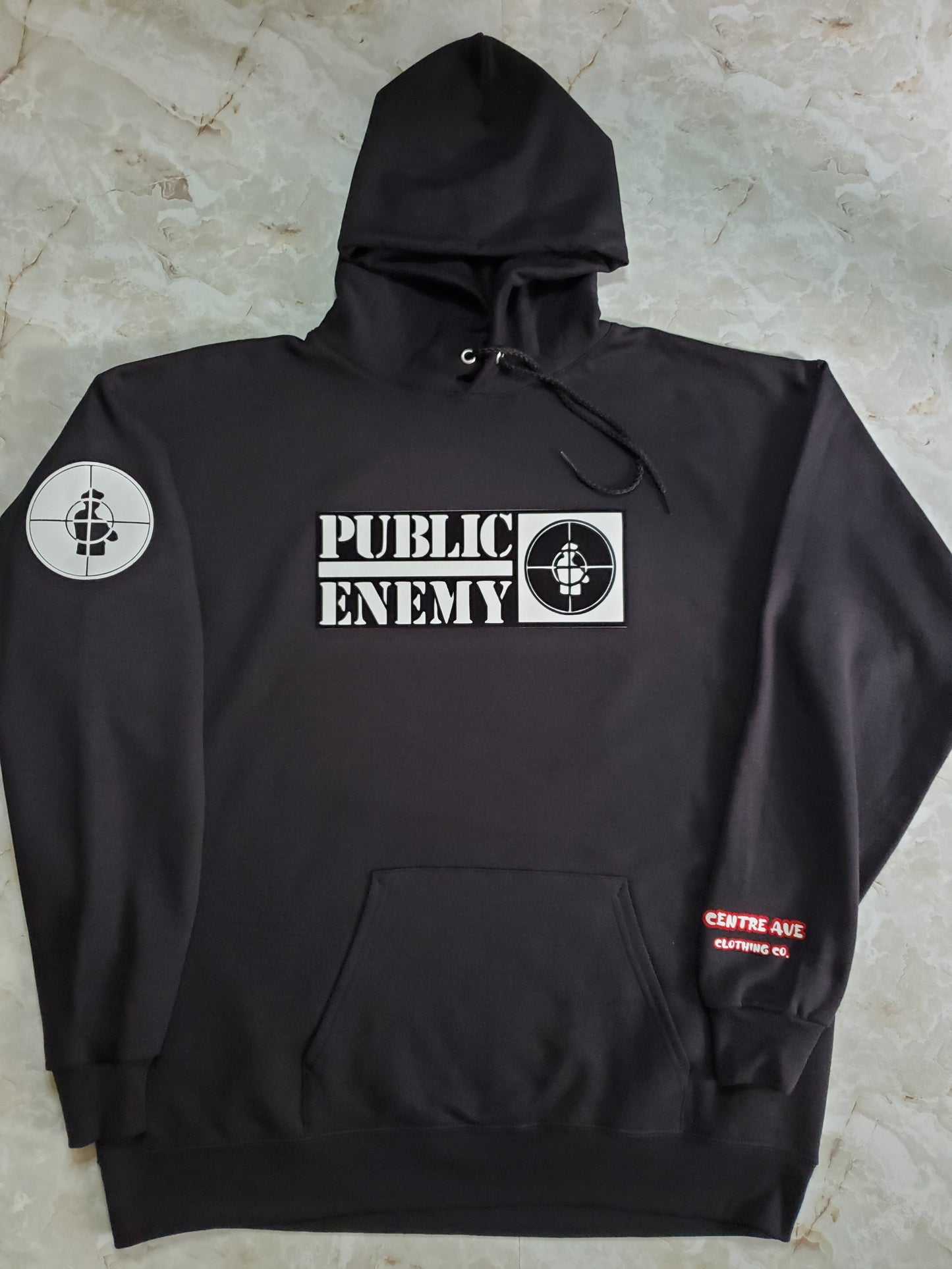 Public Enemy Tribute Hoodie - Centre Ave Clothing Co.