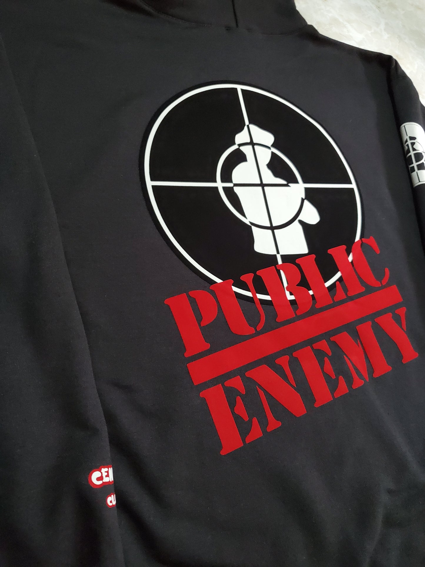 Public Enemy Tribute Hoodie - Centre Ave Clothing Co.