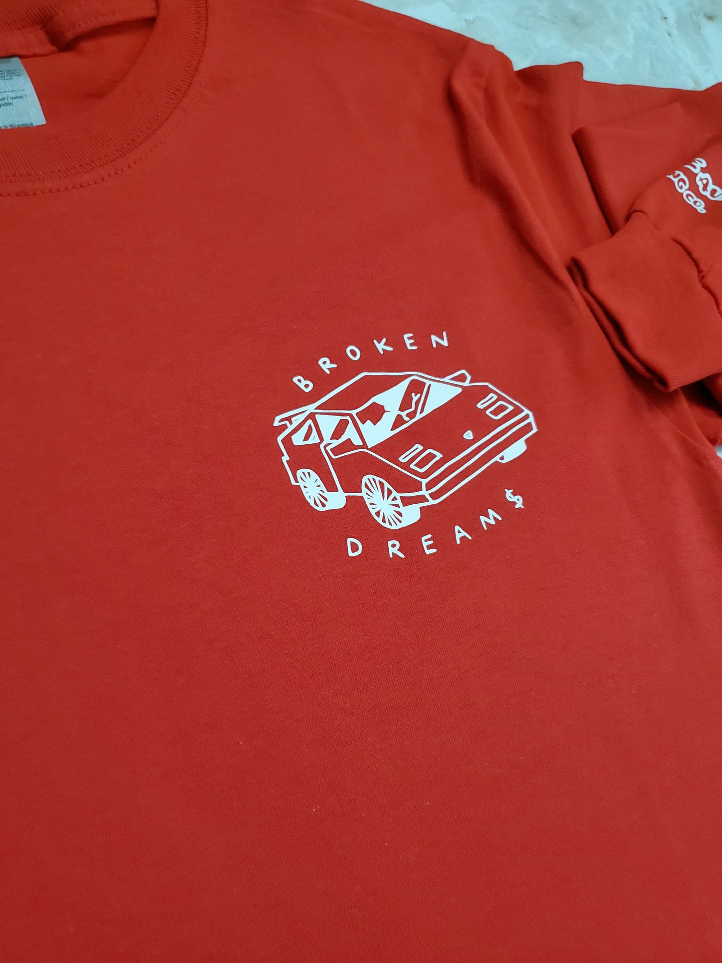 Broken Dreams Long Sleeve T-Shirt - Centre Ave Clothing Co.