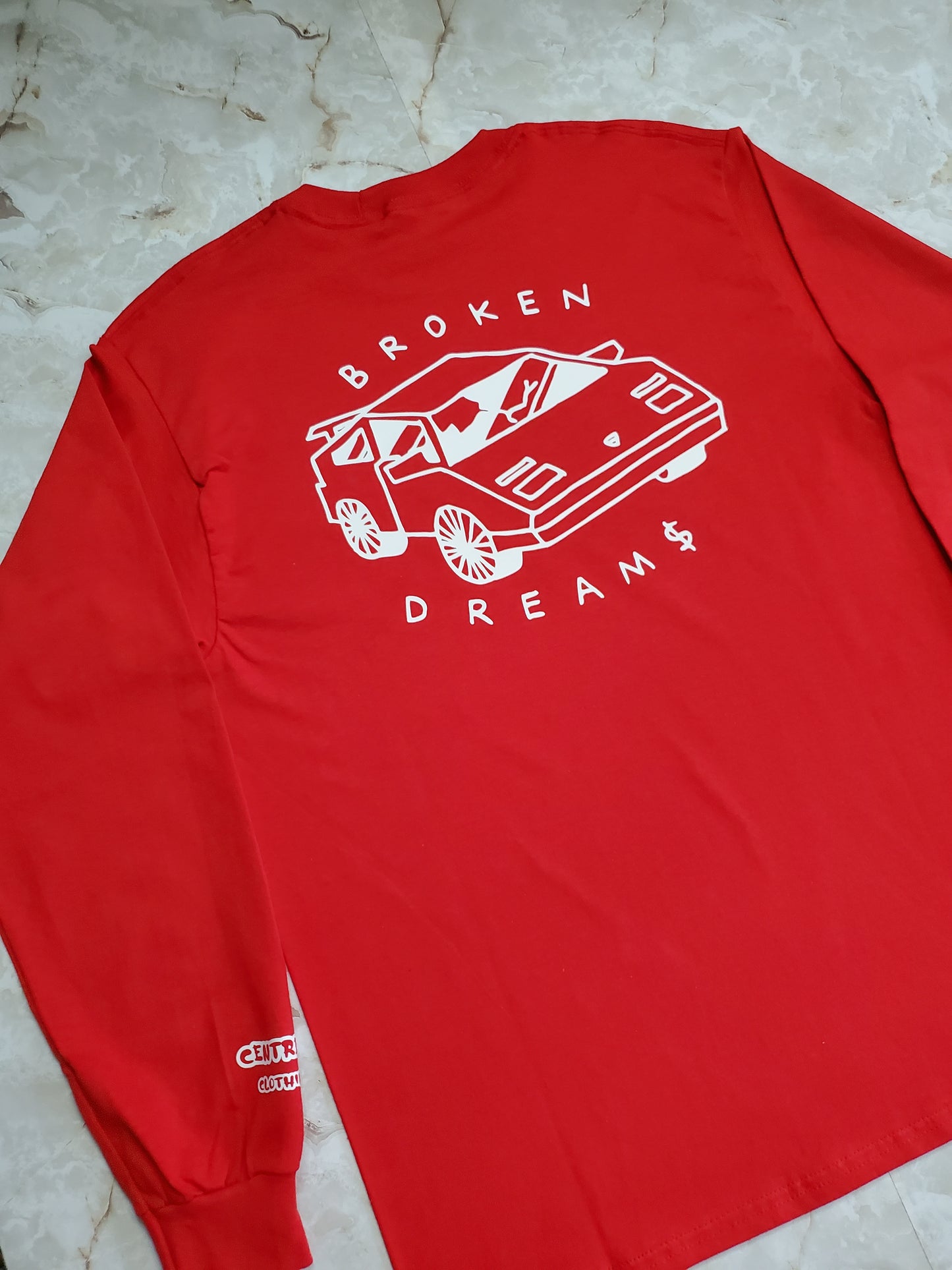 Broken Dreams Long Sleeve T-Shirt - Centre Ave Clothing Co.