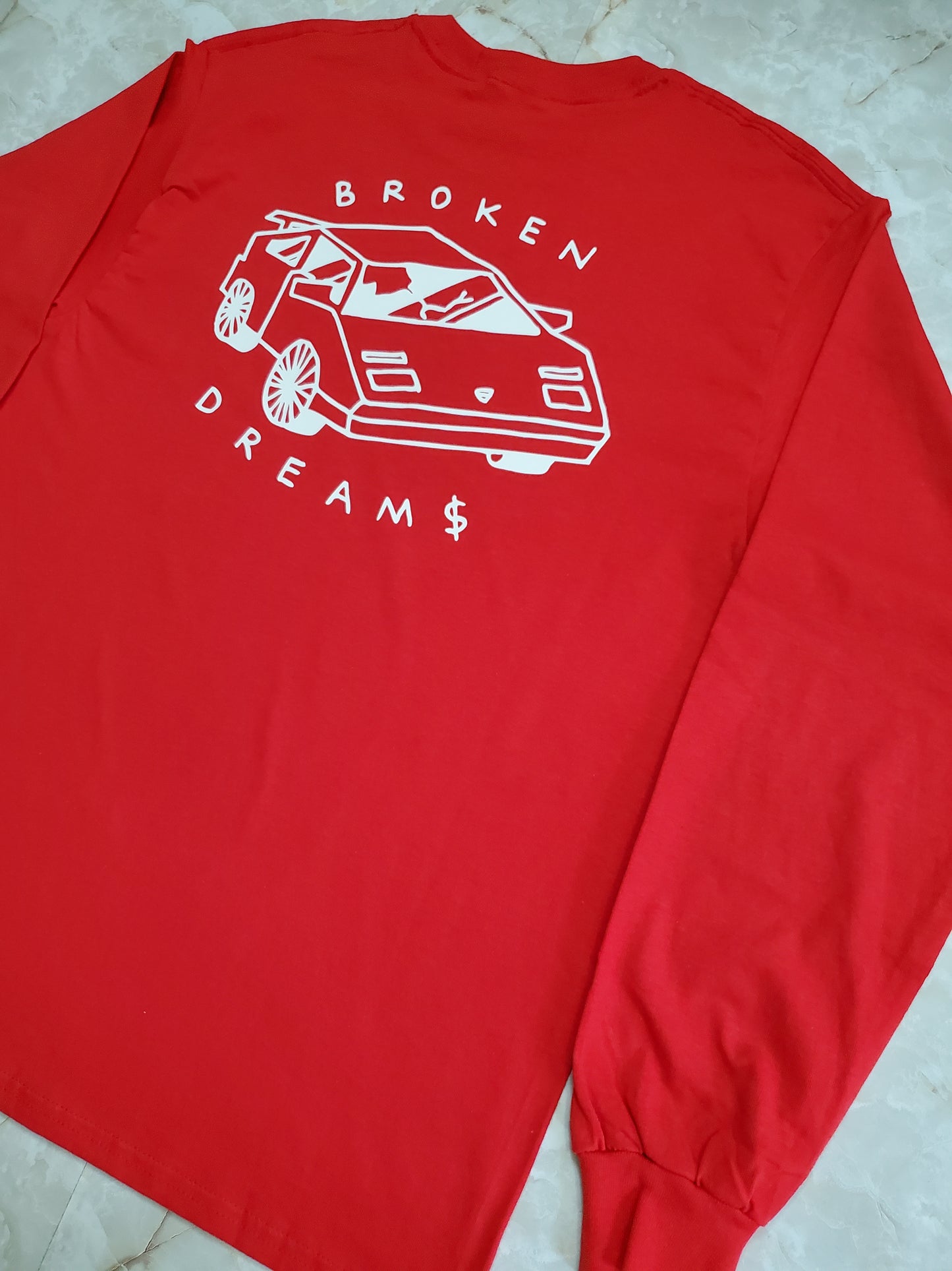 Broken Dreams Long Sleeve T-Shirt - Centre Ave Clothing Co.