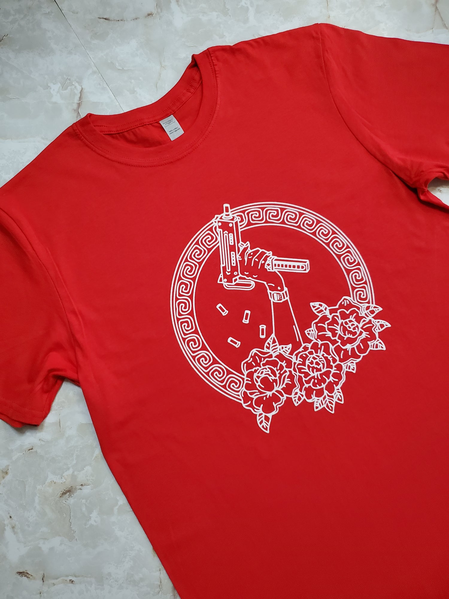 Sace Remix T-Shirt (Red) - Centre Ave Clothing Co.
