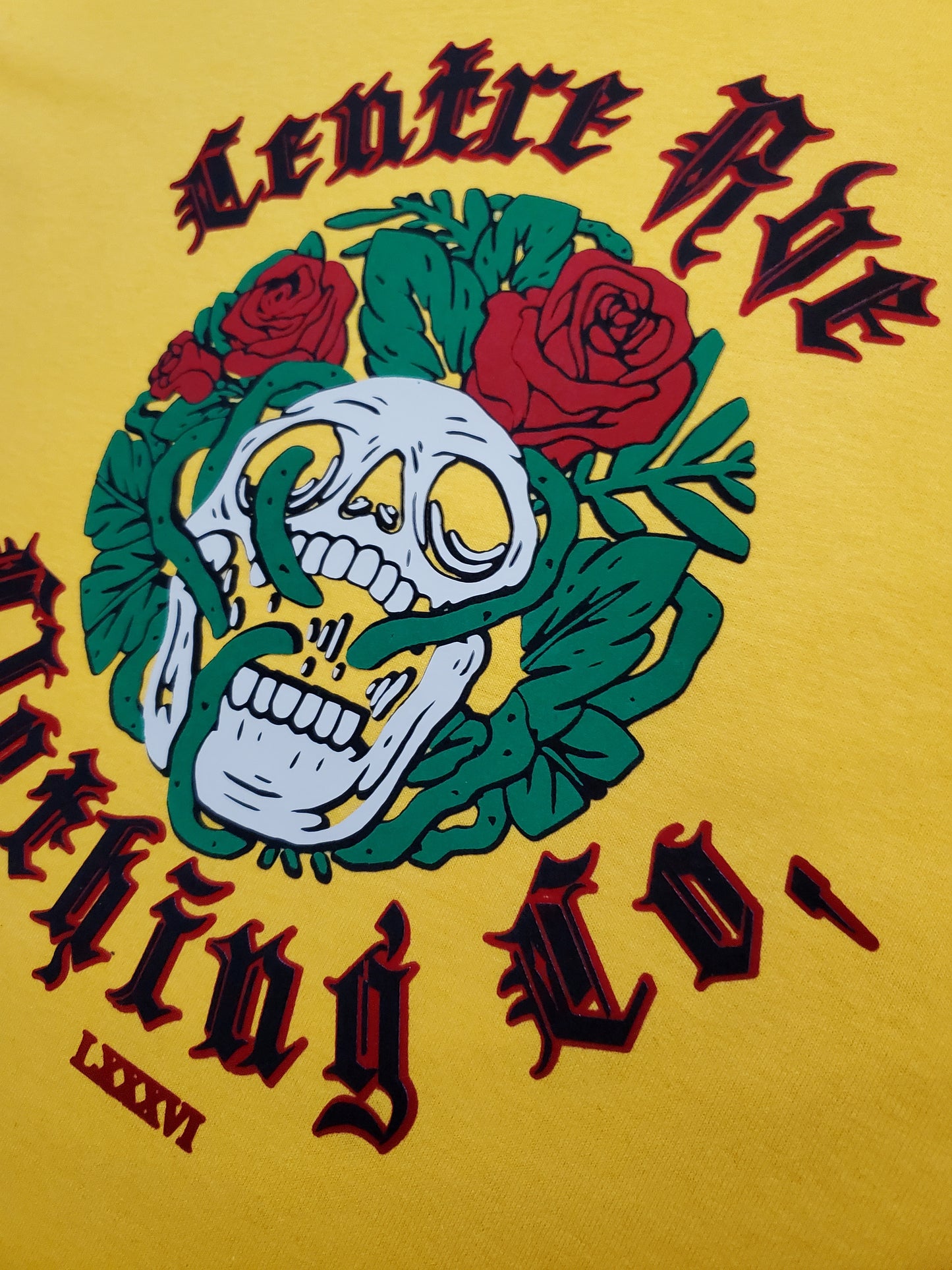 Skulls & Roses T-Shirt - Centre Ave Clothing Co.
