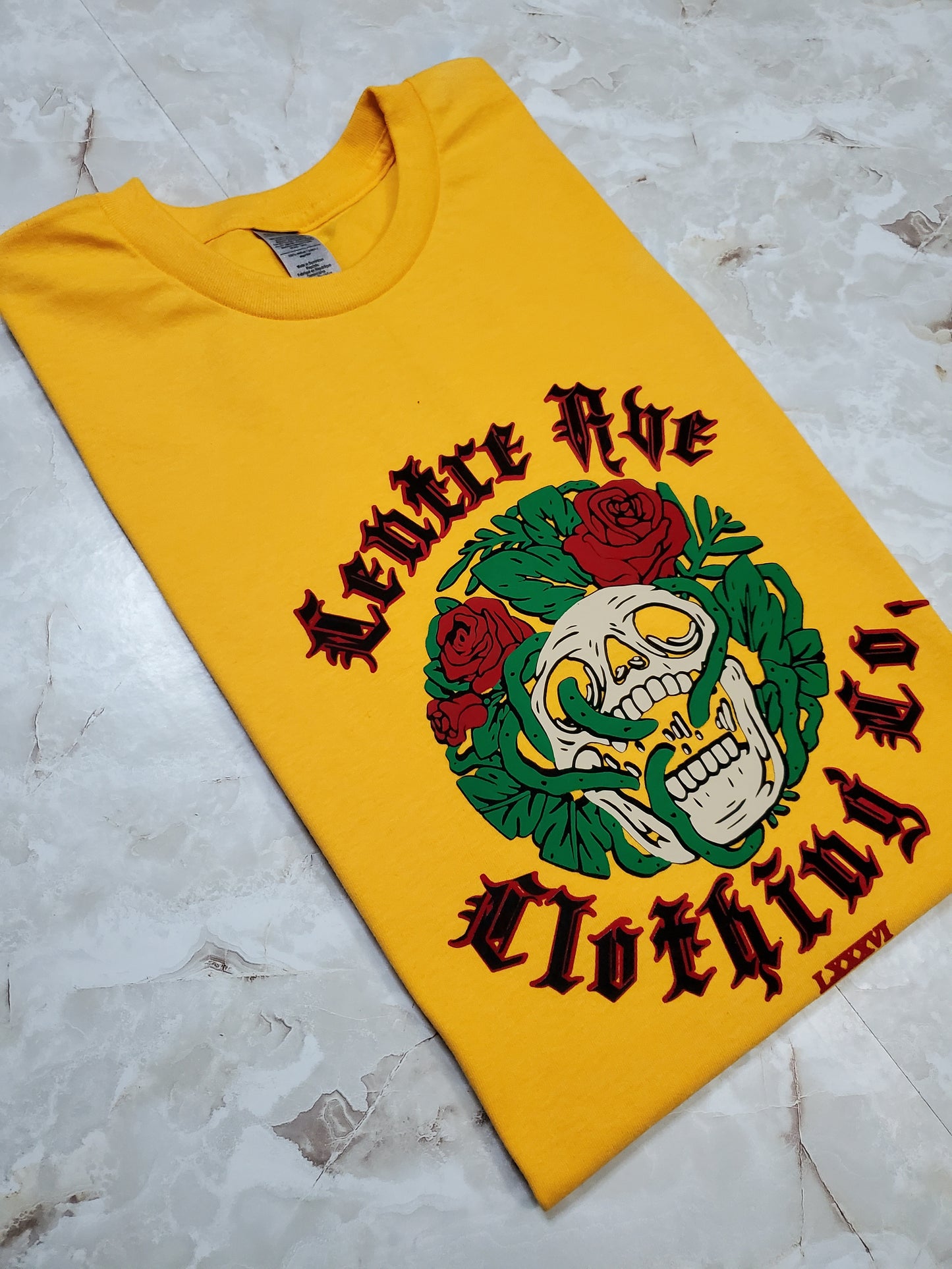 Skulls & Roses T-Shirt - Centre Ave Clothing Co.