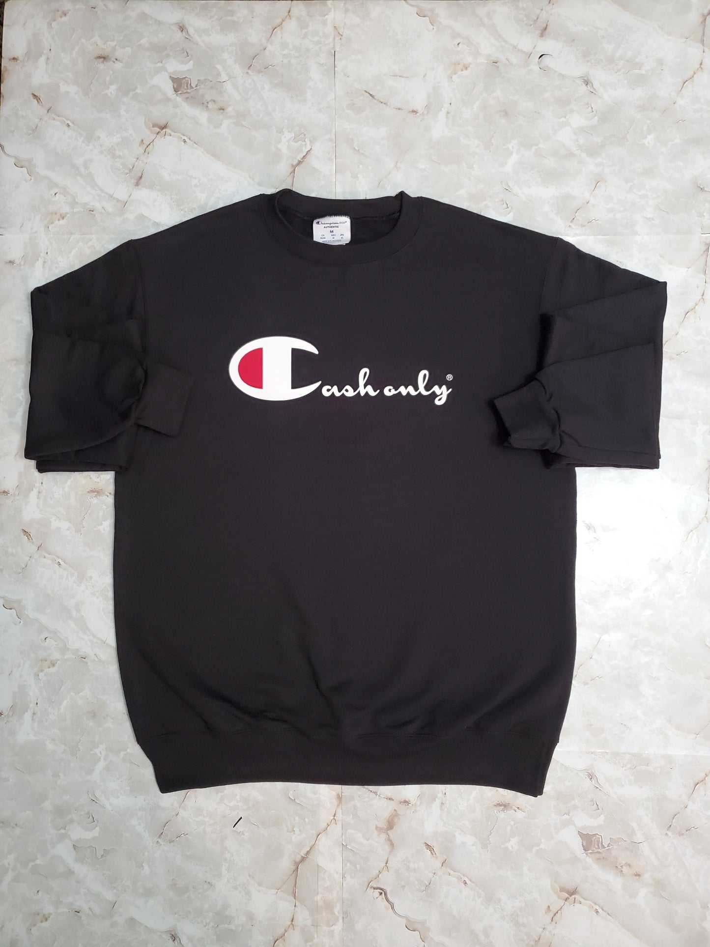 Cash Only Sweatshirt - Centre Ave Clothing Co.