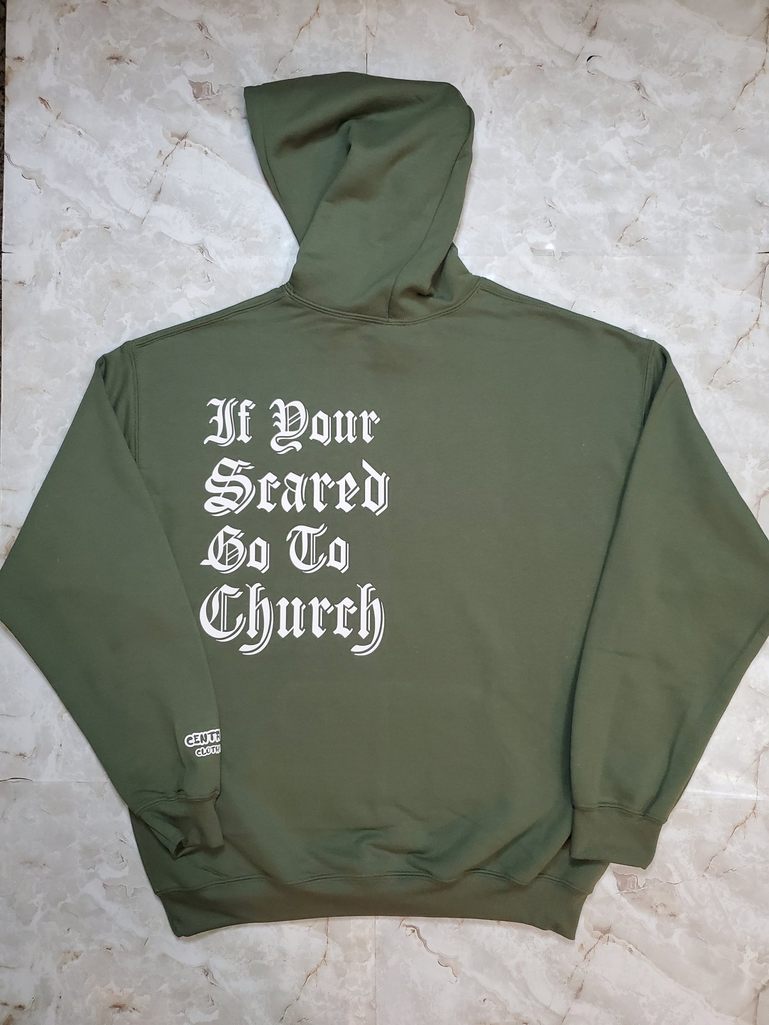 If Your Scared Hoodie (T.T.G) - Centre Ave Clothing Co.